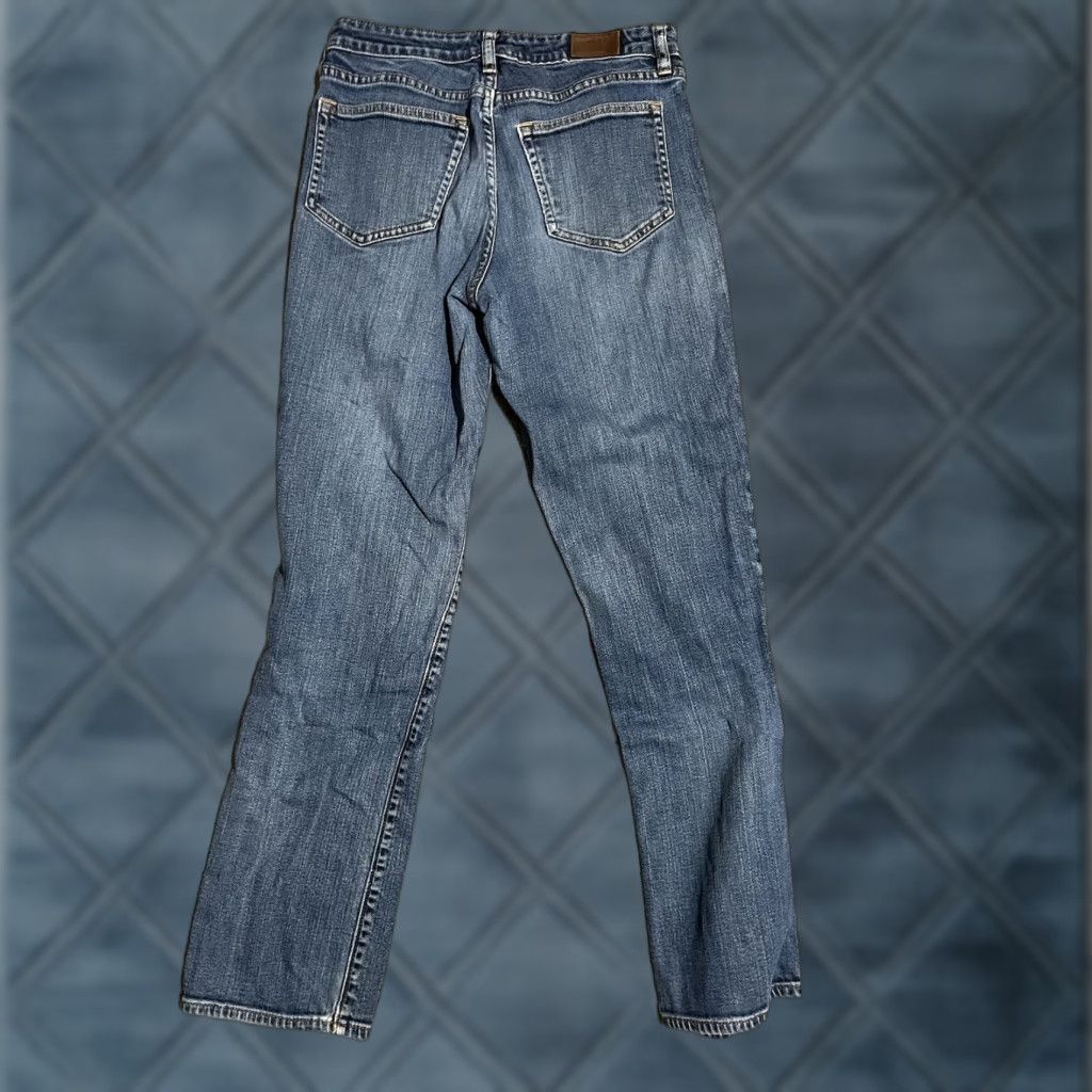 Lands' End Lands End Jeans 4 Blue Denim Mid Rise Straight Leg Preppy Classic School Womens Size 27" / US 4 / IT 40 - 1 Thumbnail