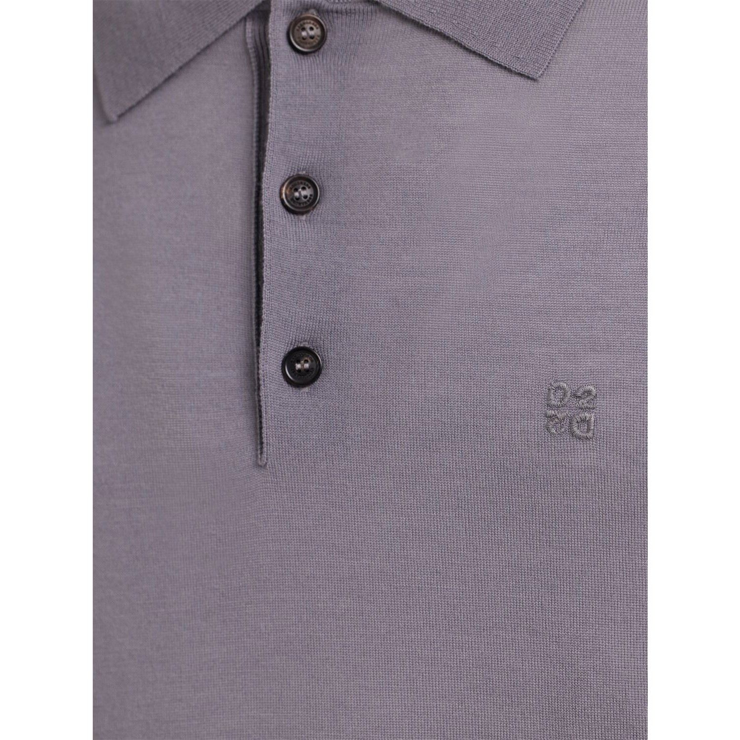 Dsquared2 DSQUARED2 Gray Wool Polo Shirt New & Authentic (Men's size:X Size US XL / EU 56 / 4 - 2 Thumbnail