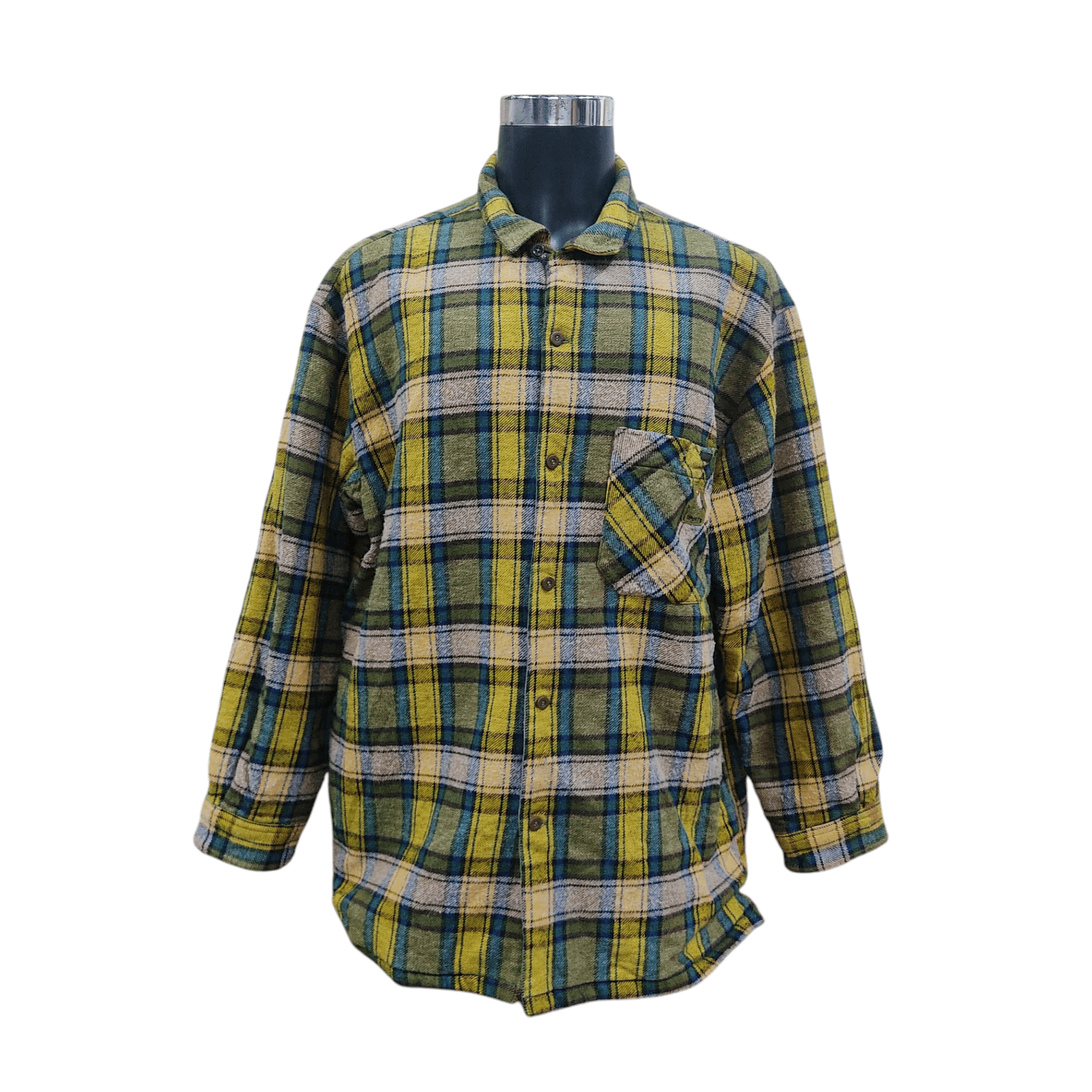 FILLES A PAPA The Papas Sports Overshirt Plaid Insulated Flannel Jacket Size US XL / EU 56 / 4 - 1 Thumbnail