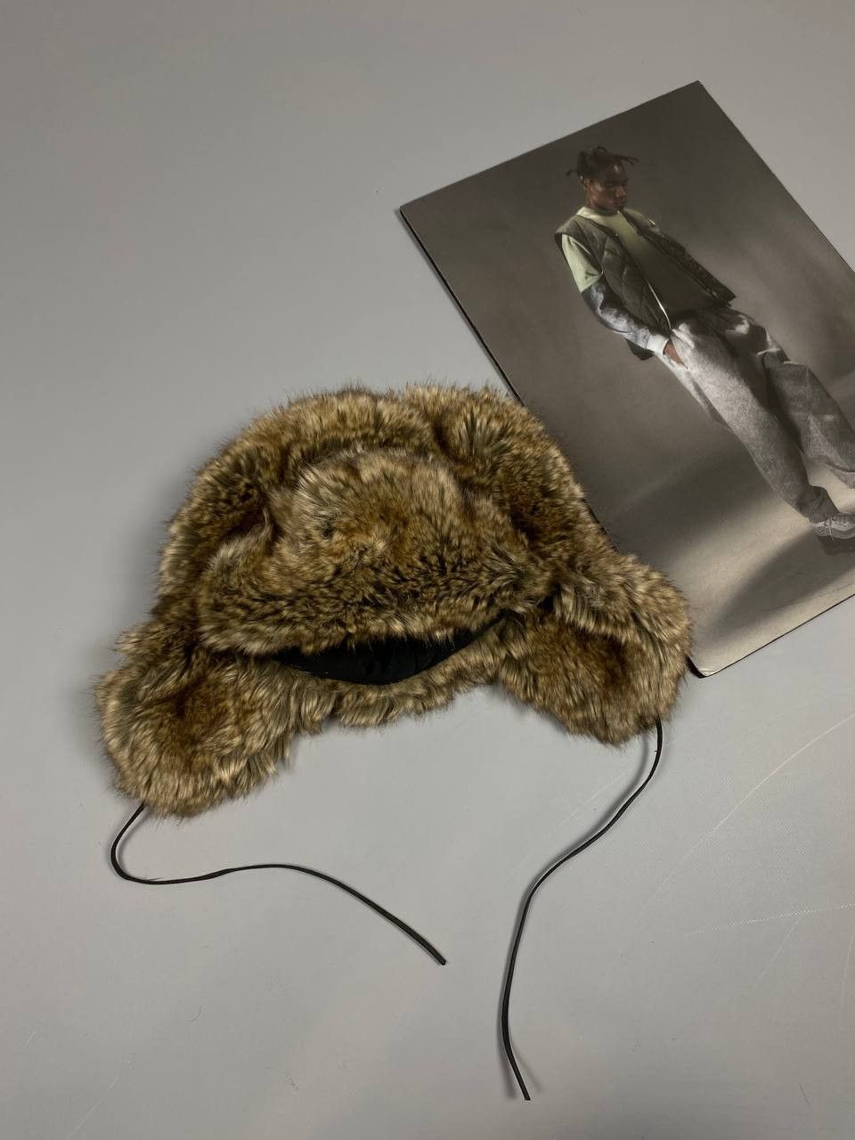 Undercover Hype Faux Fur Ushanka Vintage Fuzzy Warm Trapper Hat 🎩 Size ONE SIZE - 2 Thumbnail
