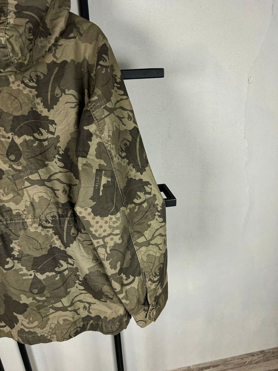 Vintage Camo Military Hooded Jacket Multi Pocket Army Tactical Y2K Size US M / EU 48-50 / 2 - 7 Thumbnail