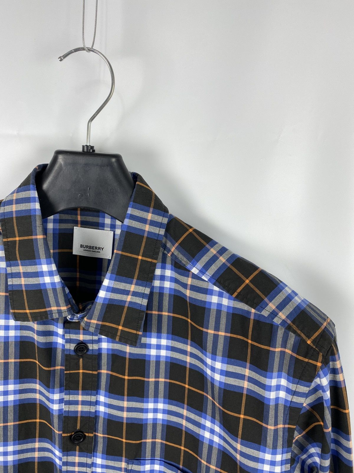 Burberry Burberry Full Check Shirt Button Up Men size L Size US L / EU 52-54 / 3 - 3 Thumbnail