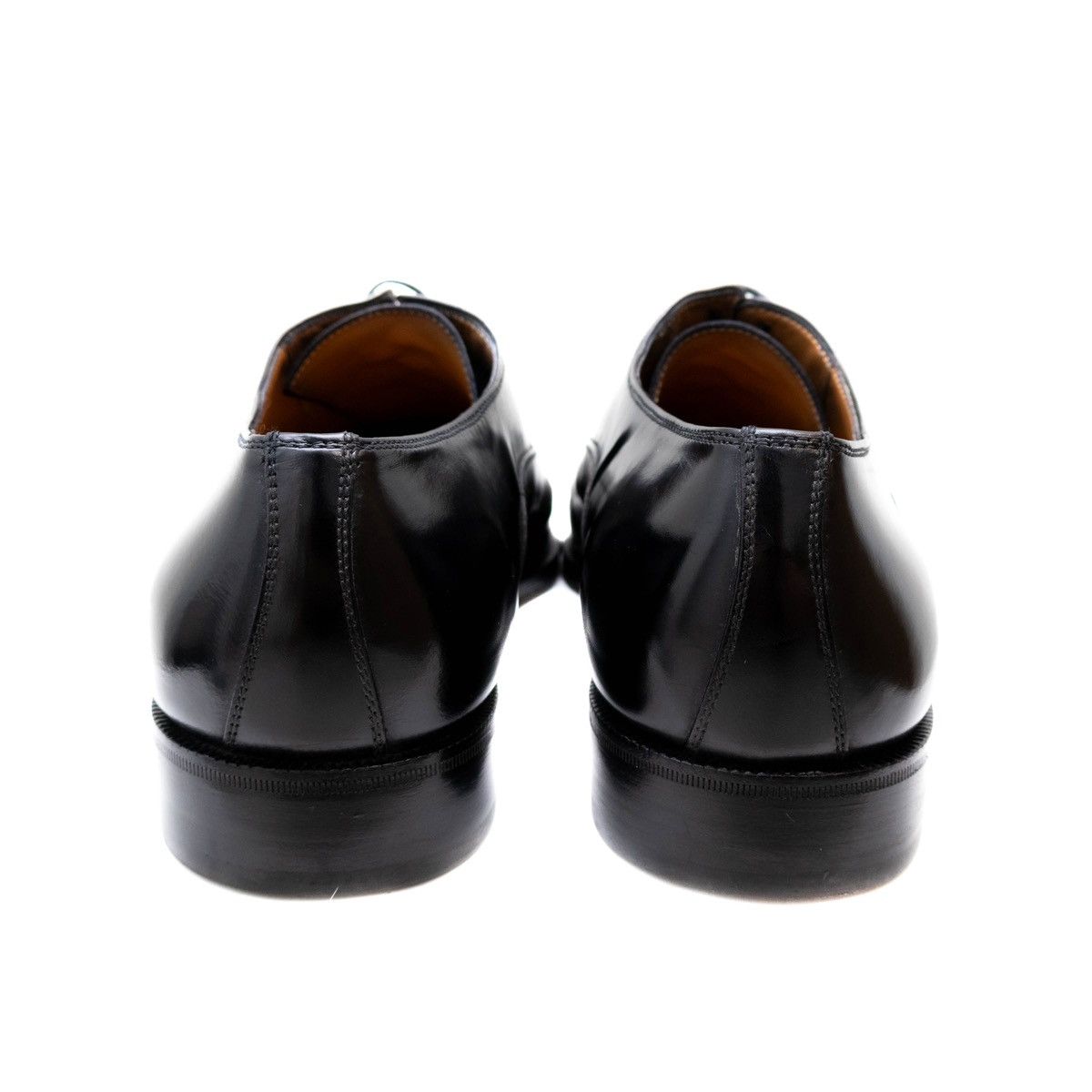Salvatore Ferragamo Salvatore Ferragamo Padova Black Calf Leather Cap Toe Shoes Size US 11 / EU 44 - 6 Thumbnail