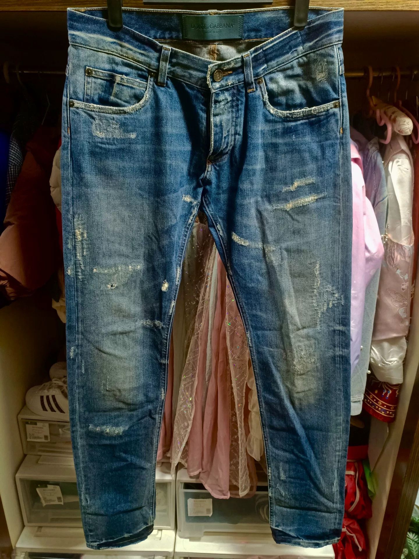 Dolce & Gabbana Dolce & Gabbana 14GOLD Distressed Jeans Size US 30 / EU 46 - 1 Thumbnail