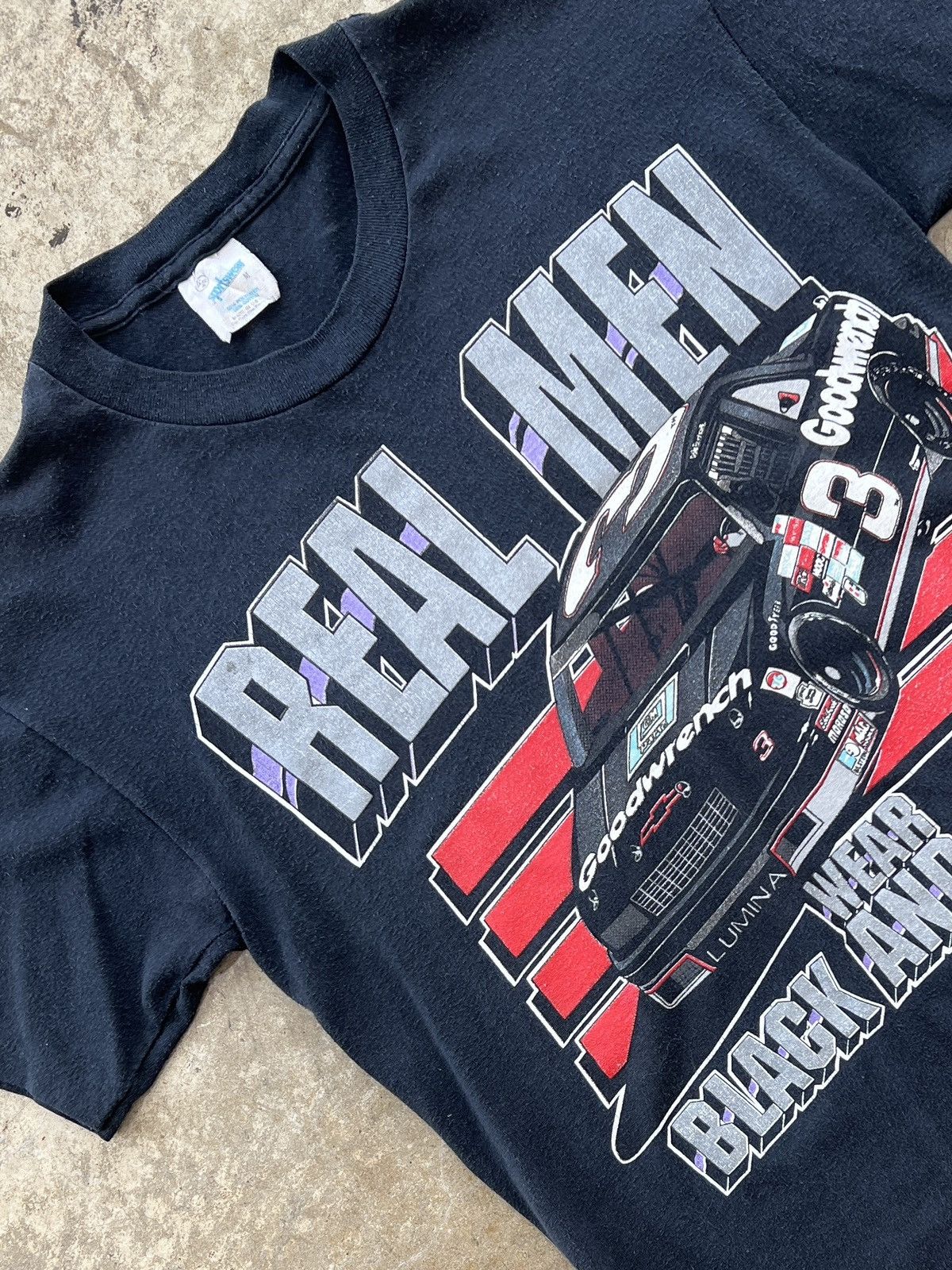 NASCAR Vintage 1990 Real Men Goodwrench Racing Single Stitch Medium Size US M / EU 48-50 / 2 - 1 Thumbnail