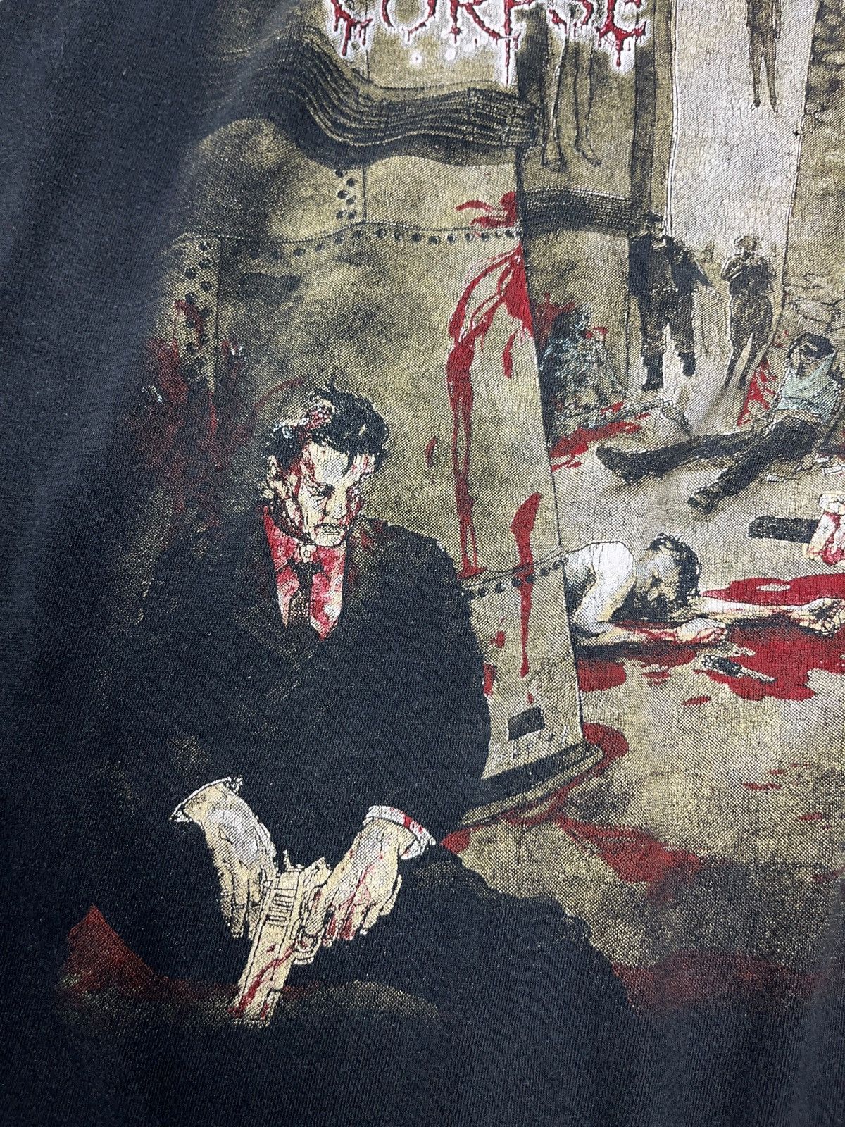 Band Tees × Vintage Vintage 00s Cannibal Corpse Gallery of Suicide T-shirt Size US XL / EU 56 / 4 - 6 Thumbnail