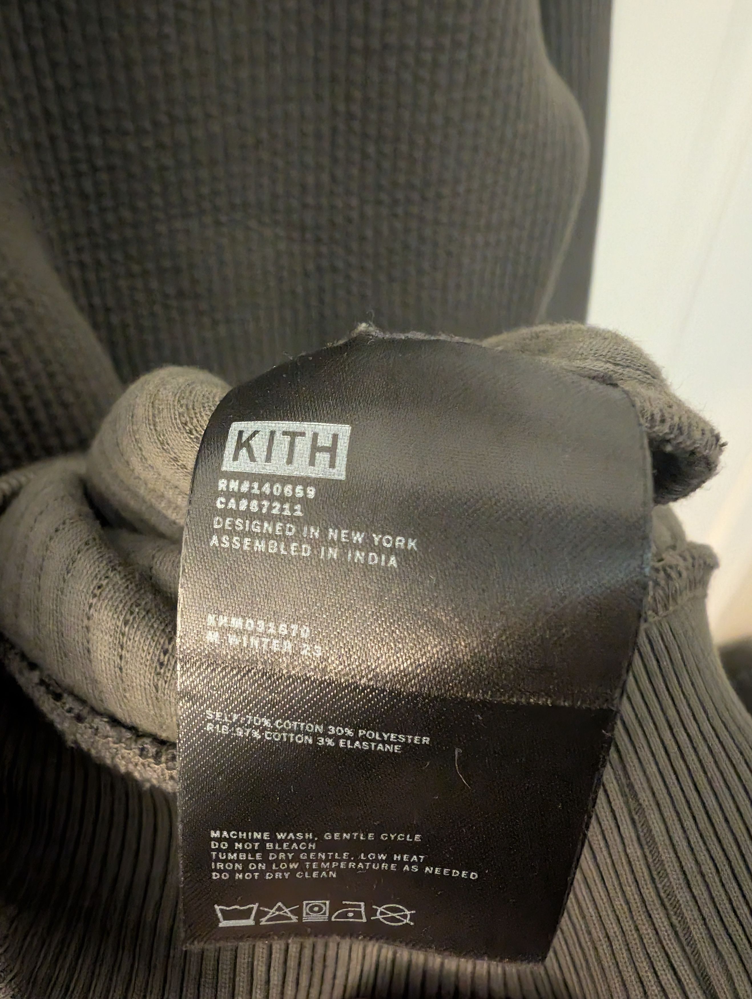 Kith Striped Interlock Hoodie Size US S / EU 44-46 / 1 - 5 Thumbnail