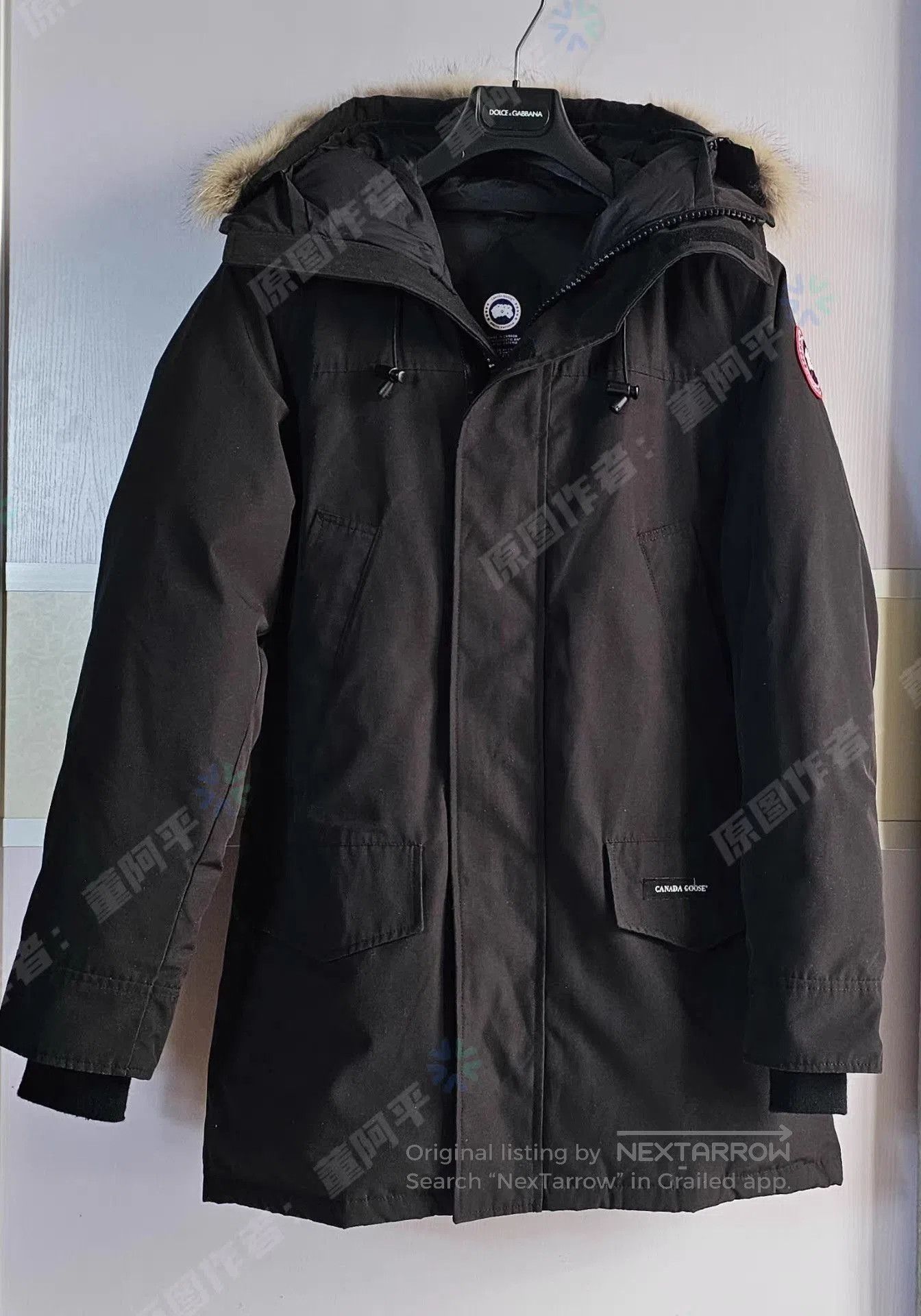 Canada Goose Black Heavy Winter Coat with Fur Hood. Size US M / EU 48-50 / 2 - 1 Thumbnail