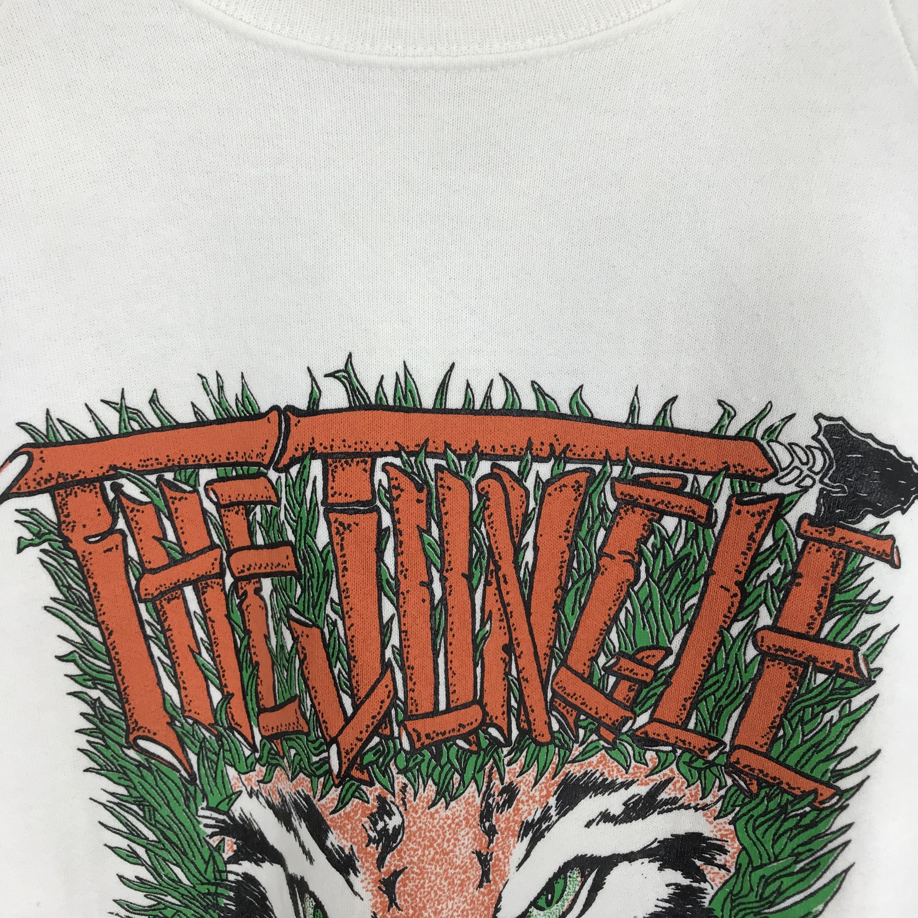 Jungles Vintage 90's The Jungle White Sweatshirt Large - 475 Size US L / EU 52-54 / 3 - 5 Thumbnail