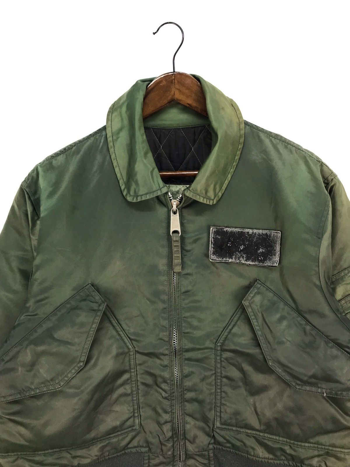 Vintage 💥RARE💥VINTAGE MILITARY FLIGHT JACKET Size US XL / EU 56 / 4 - 3 Thumbnail