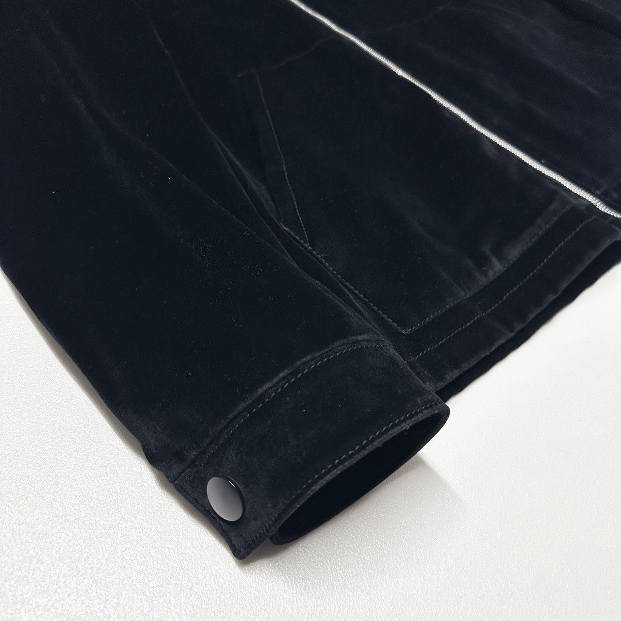 Prada Prada mens size Medium M velvet frank ocean jacket black Size US M / EU 48-50 / 2 - 9 Thumbnail