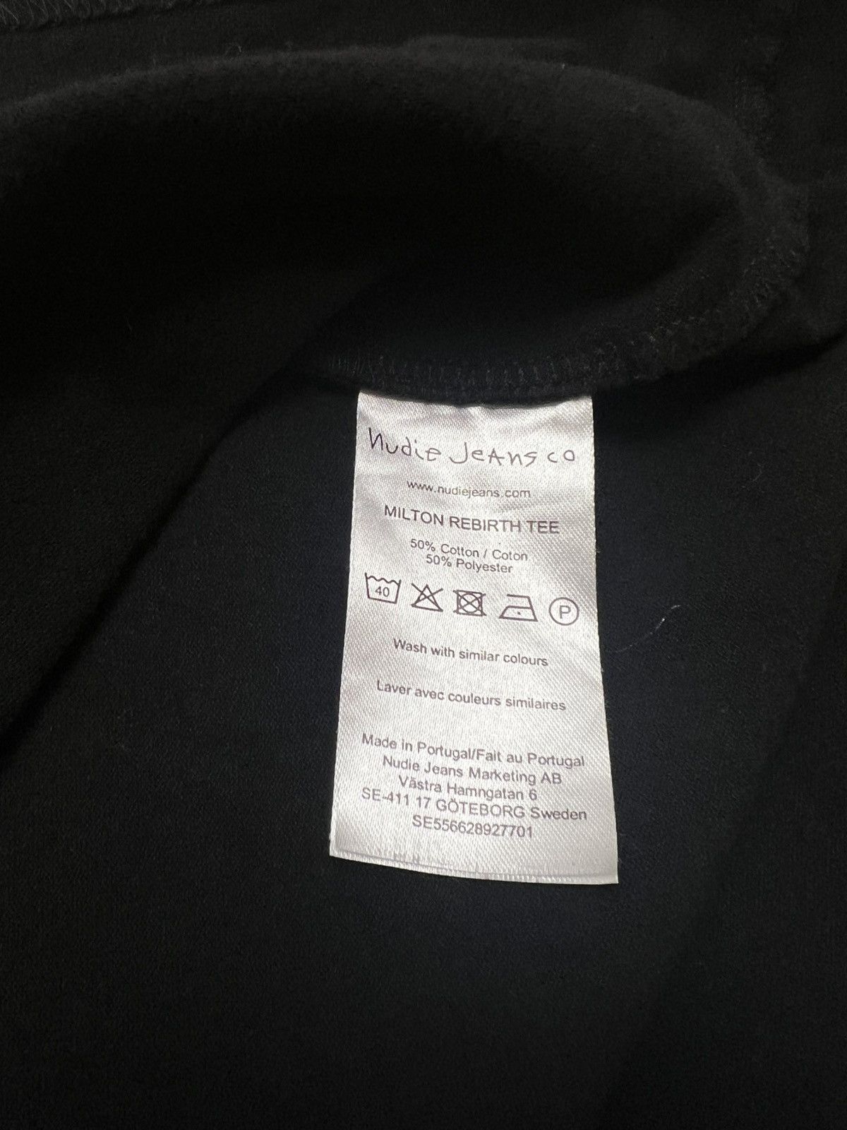 Nudie Jeans MILTON REBIRTH TEE Size US L / EU 52-54 / 3 - 3 Thumbnail