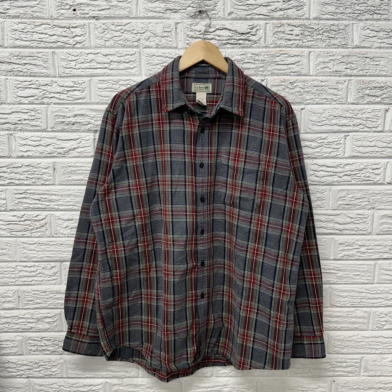 L.L. Bean Vintage L.L. Bean Button Down Flannel Collared Shirt Men’s L Size US L / EU 52-54 / 3 - 2 Thumbnail