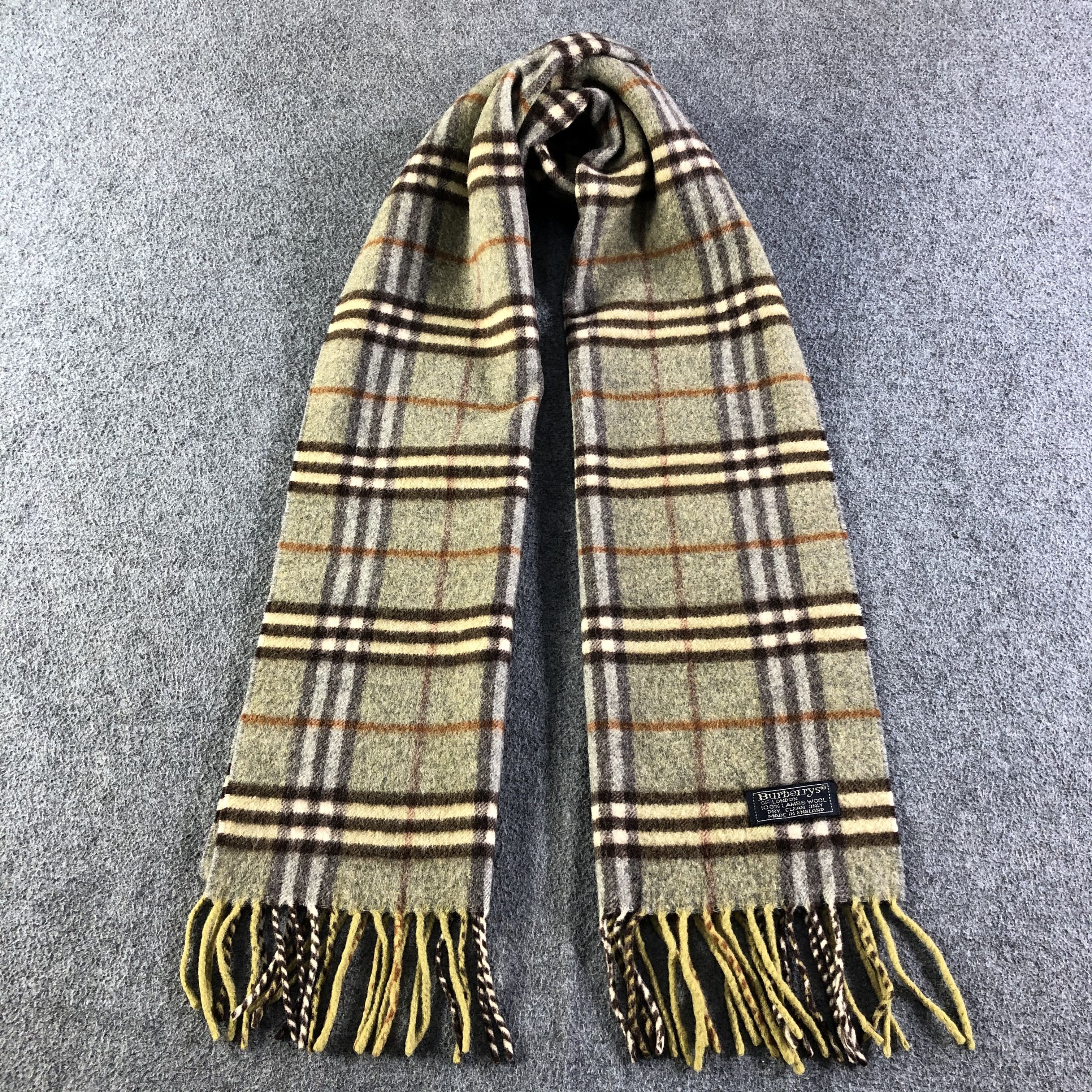 Burberry Burberry Wool Scarf / Muffler / Neckwear P581 Size ONE SIZE - 1 Thumbnail