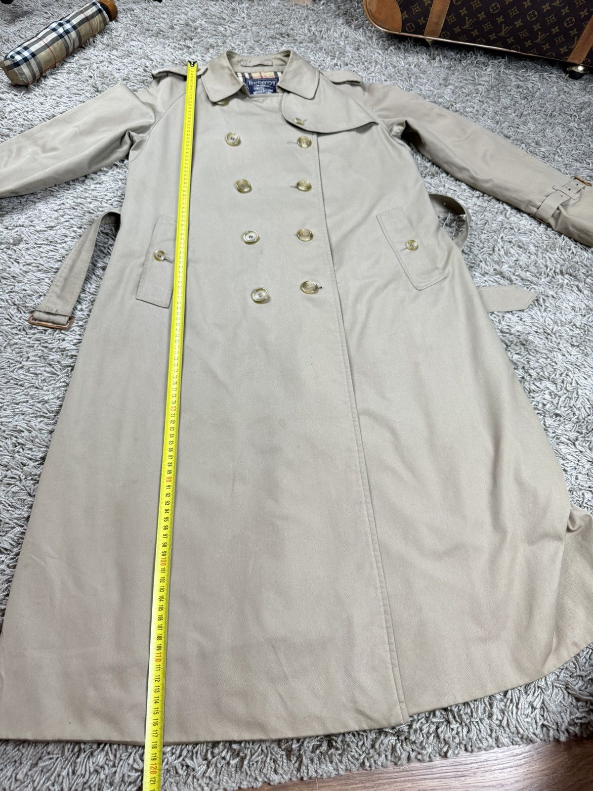 Burberry × Vintage Vintage trench coat Burberry original luxury streetwear item Size M / US 6-8 / IT 42-44 - 8 Thumbnail