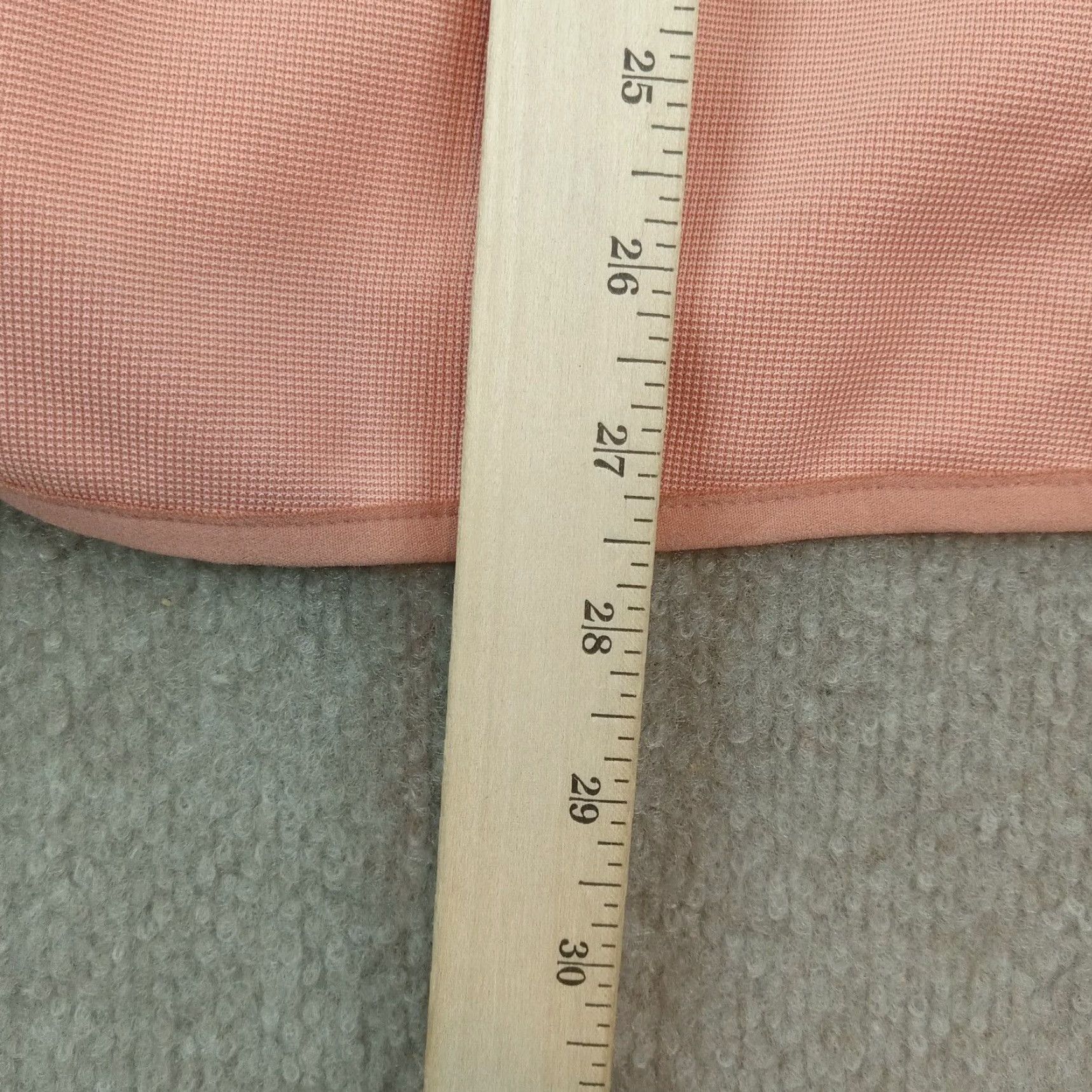 Vintage Lane Bryant Womens Blazer Pink Suit Jacket Size 24 Plus Stretch One-Button Long Sleeve Classic Business Casual Fall Spring Summer Winter Womens Size 4XL / US 24-26 - 3 Thumbnail