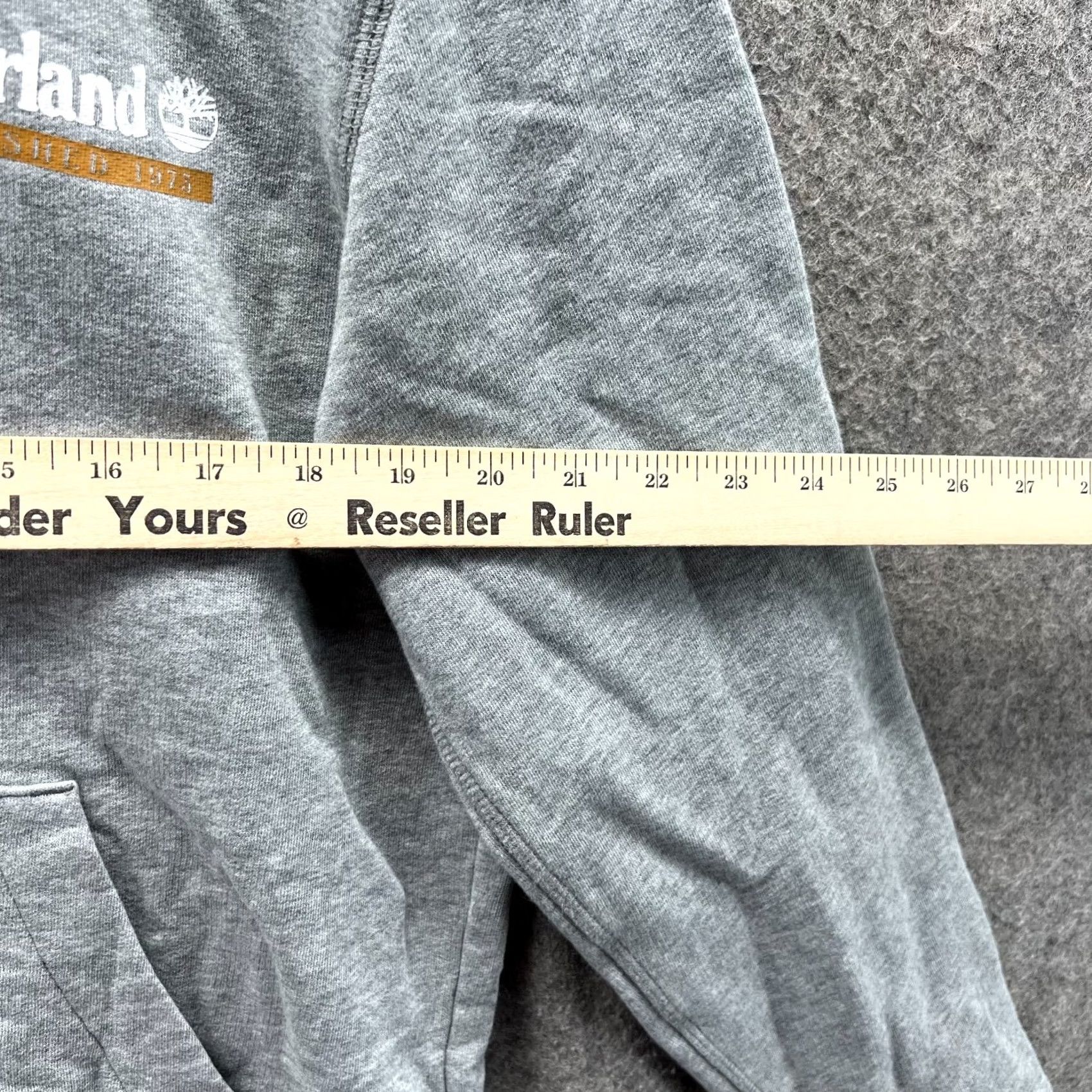 Timberland Timberland Sweater Hooded Pullover Men Medium Gray Fleece Jacket Logo Vintage No Size US M / EU 48-50 / 2 - 7 Thumbnail