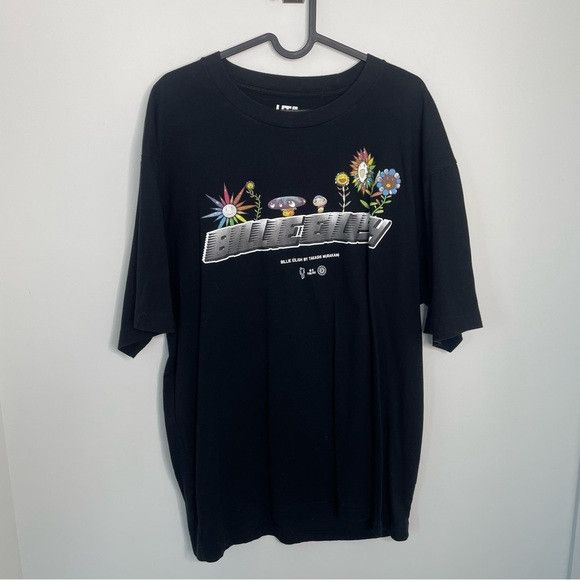 Takashi Murakami × Uniqlo Uniqlo x Billie Eilish x Takashi Murakami T Shirt Black L Size US L / EU 52-54 / 3 - 2 Thumbnail