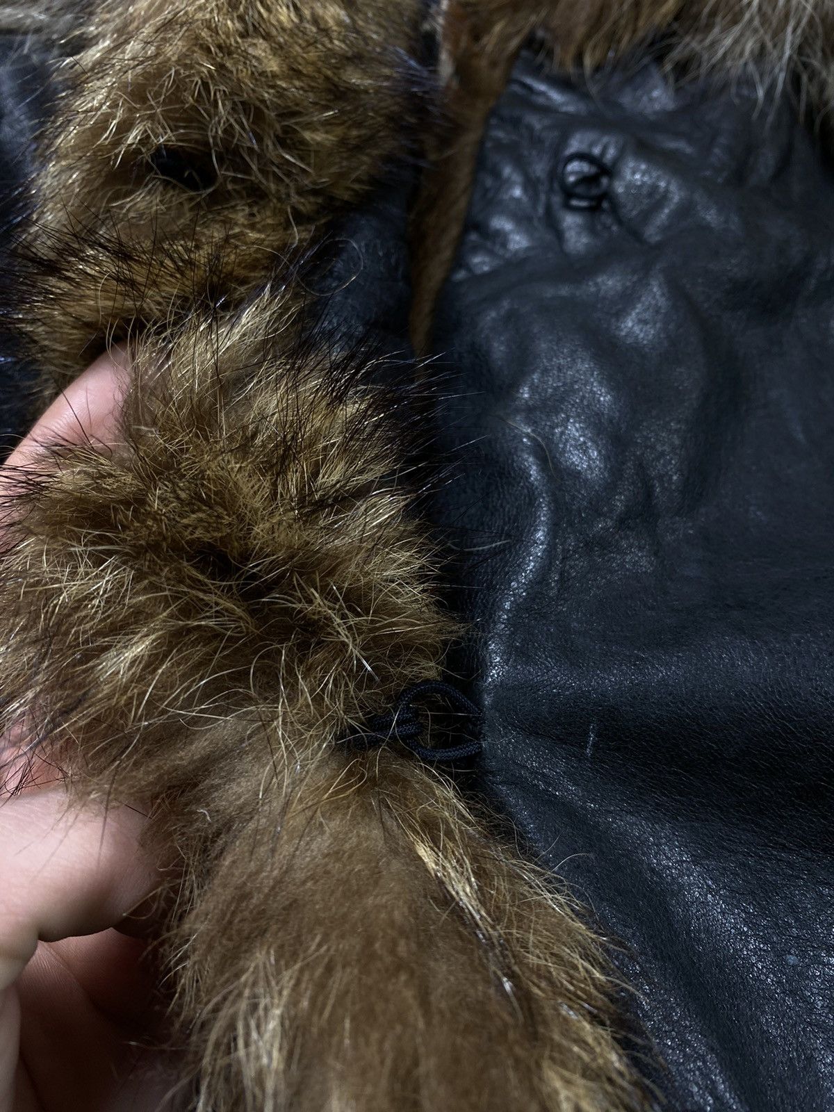 Dolce & Gabbana × Leather × Vintage Dolce & Gabbana Shearling Leather Jacket | Japanese Brand Size M / US 6-8 / IT 42-44 - 5 Thumbnail