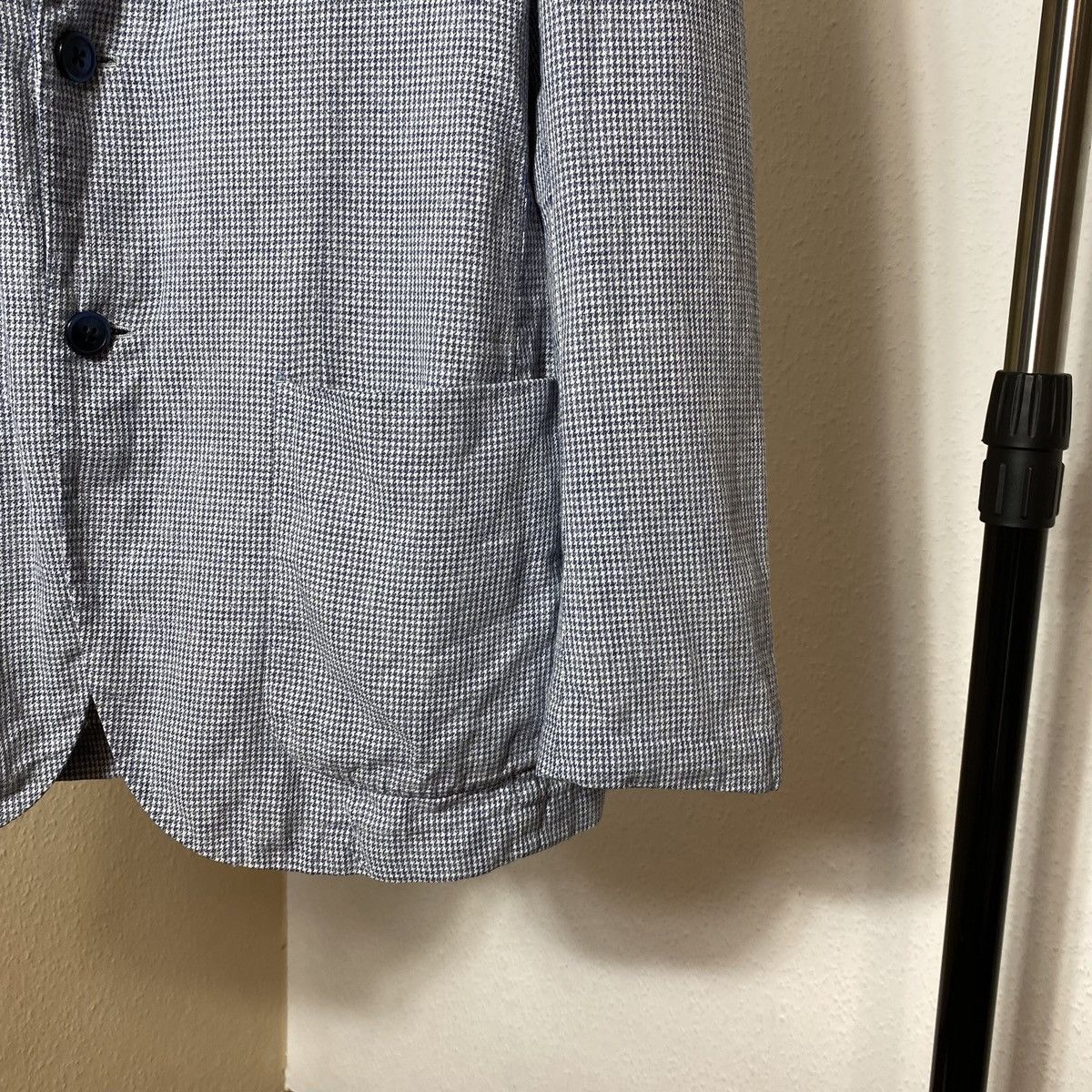 L.B.M. 1911 Linen & Nylon Blazef L.B.M 1911 blau mens Size 48R - 6 Thumbnail