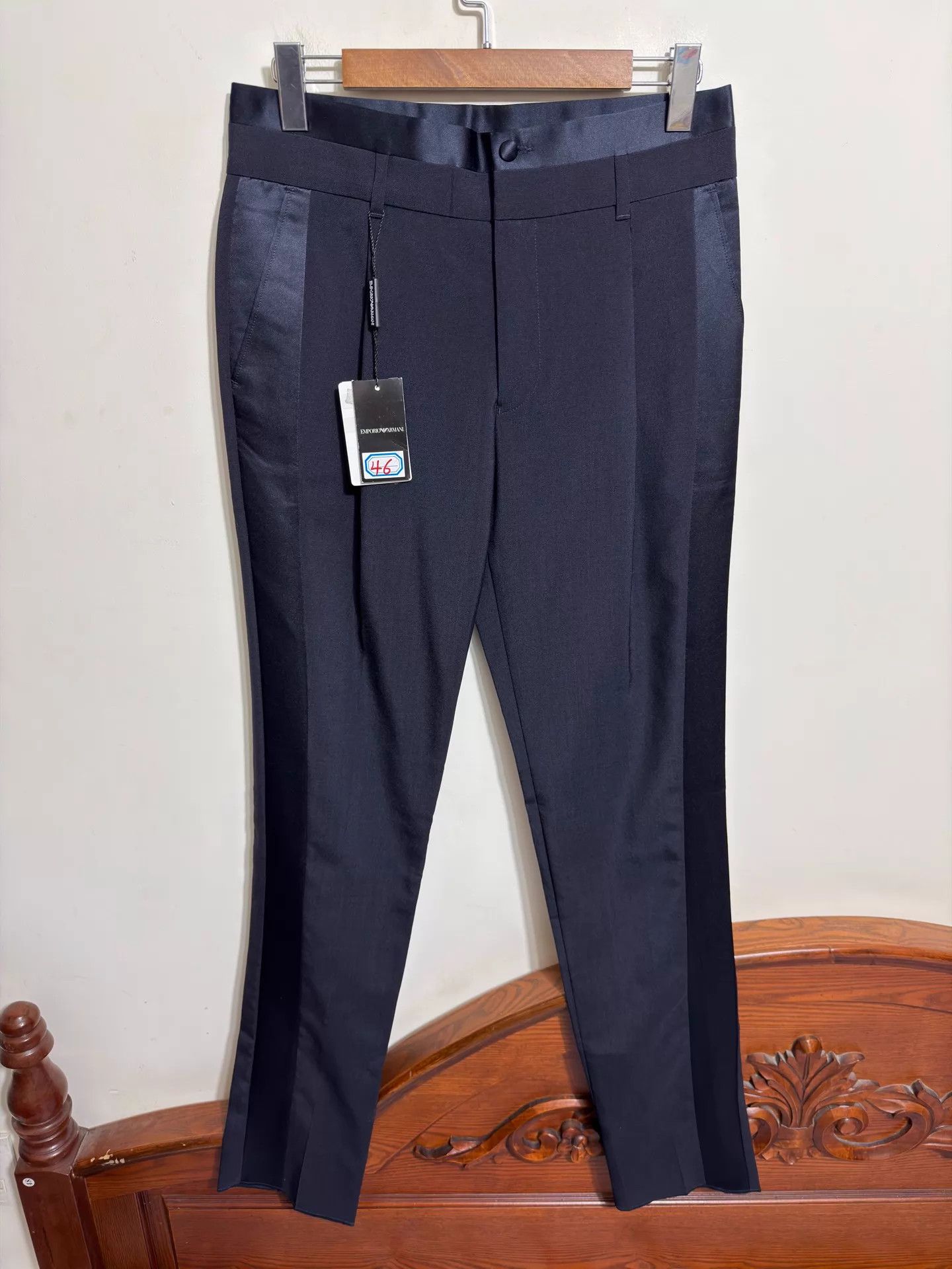 Emporio Armani Emporio Armani Tuxedo Trousers 46 Size US 30 / EU 46 - 1 Thumbnail