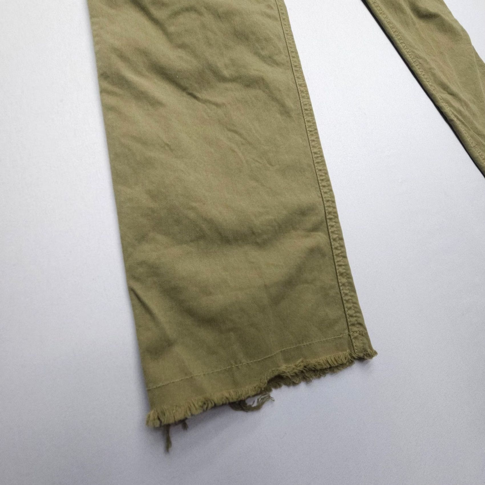 Nili Lotan Nili Lotan Jenna Cropped Pants Military Green Stretch Twill Size 2 Regular Inseam 28 in EUC Size 26" / US 2 / IT 38 - 4 Thumbnail