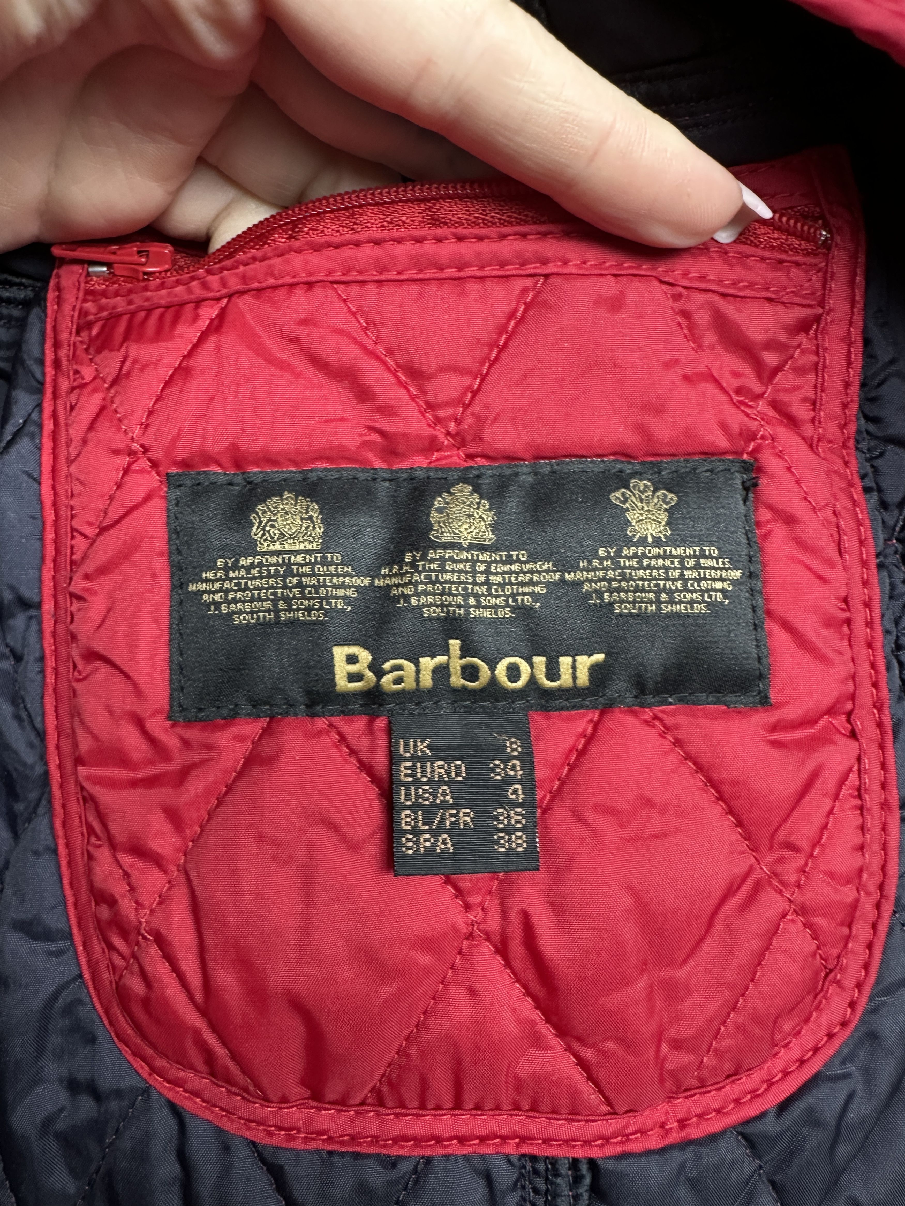 Barbour Barbour Summer Liddesdale Vintage Quilted Jacket Size S / US 4 / IT 40 - 4 Thumbnail