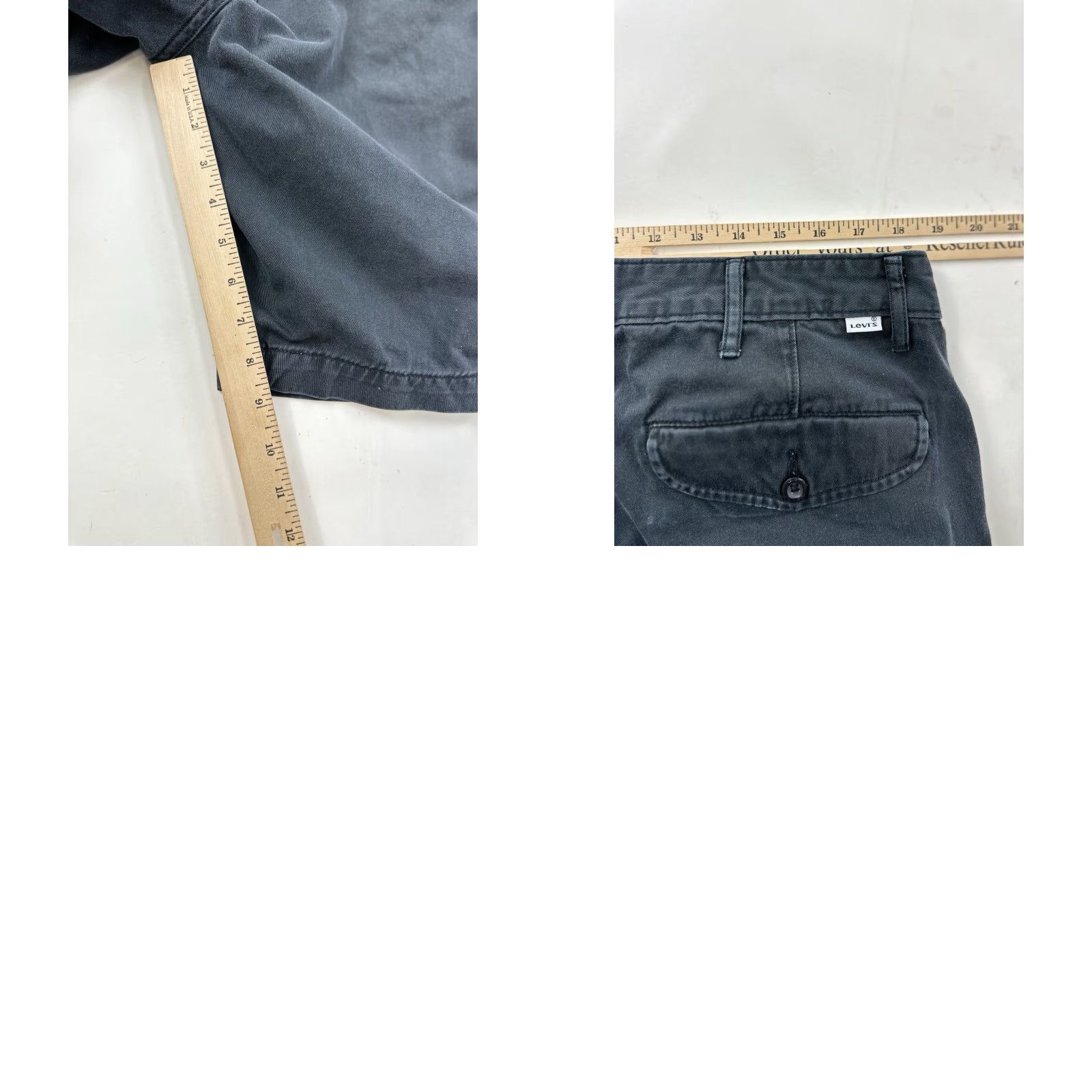 Levi's Levi’s Shorts Mens 38 Dark Grey Cargo 90s Army City Outdoor Casual Workwear Size US 38 / EU 54 - 8 Thumbnail