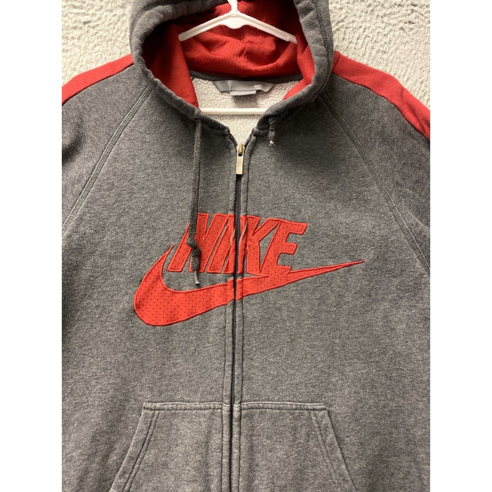 Nike Nike Sportswear Hoodie Mens M Gray Swoosh Fleece Pullover Sweatshirt /43-46 Size US M / EU 48-50 / 2 - 2 Thumbnail