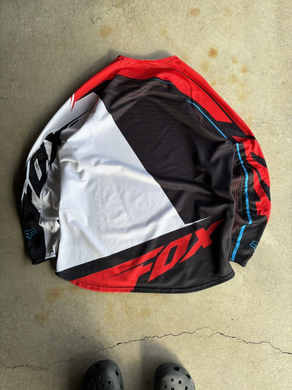 Fox Racing Vintage Fox Racing Tri Tone Motocross Bike Jersey Size US L / EU 52-54 / 3 - 2 Thumbnail