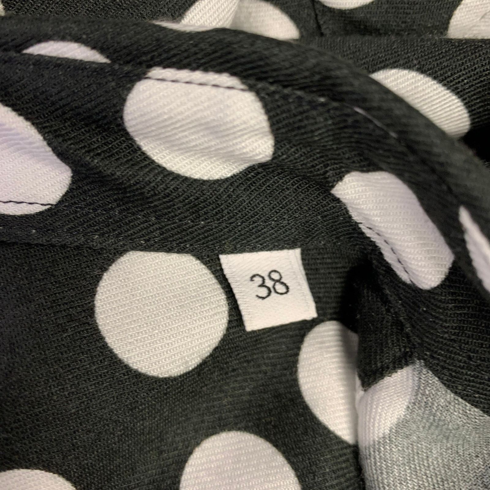 AMI AMI Black White Polka Dot Long Sleeve Shirt Size US S / EU 44-46 / 1 - 7 Thumbnail