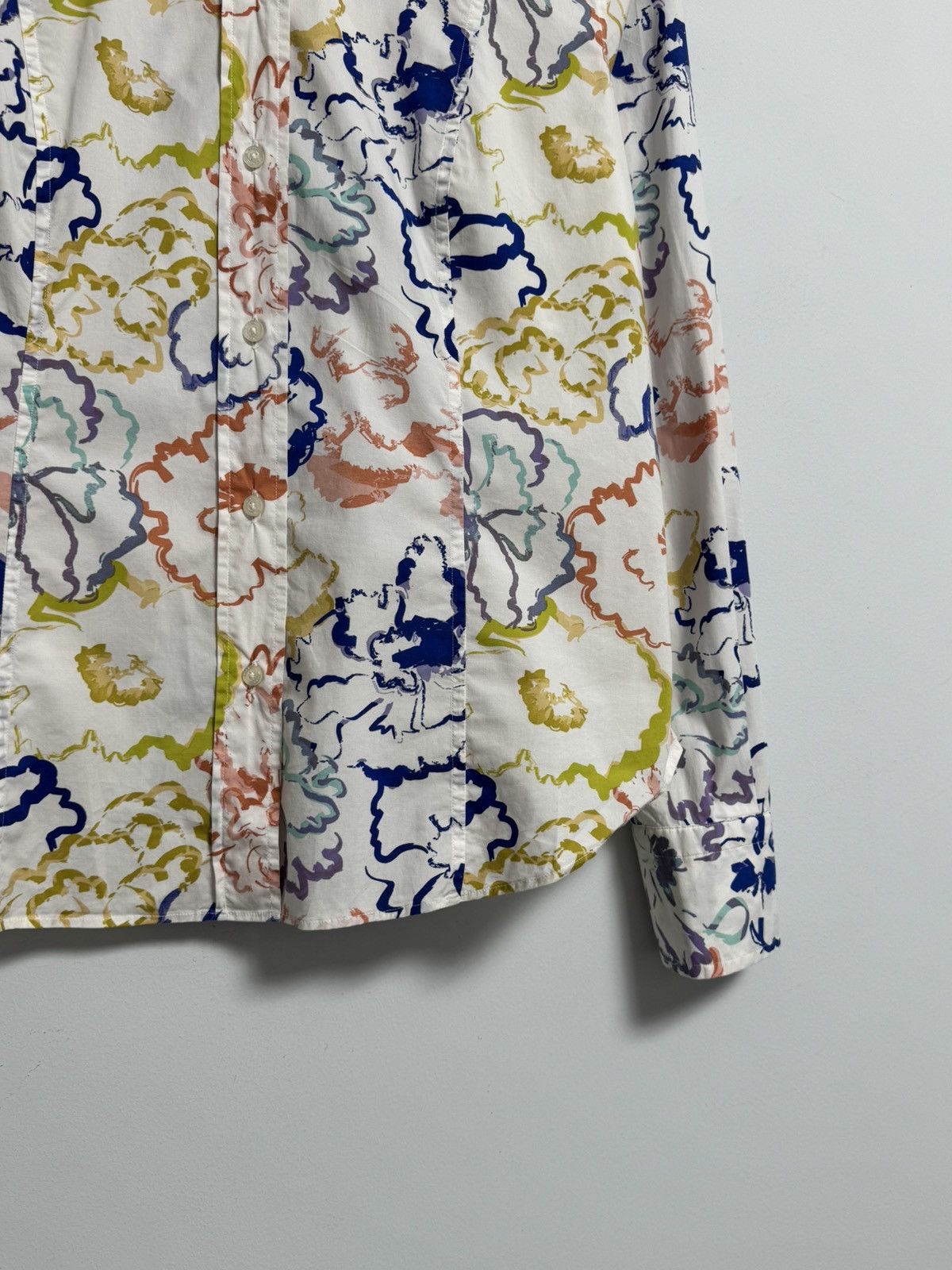 Etro Etro Women’s Multicolor Floral Print Shirt Size IT48 Italy Size L / US 10 / IT 46 - 3 Thumbnail