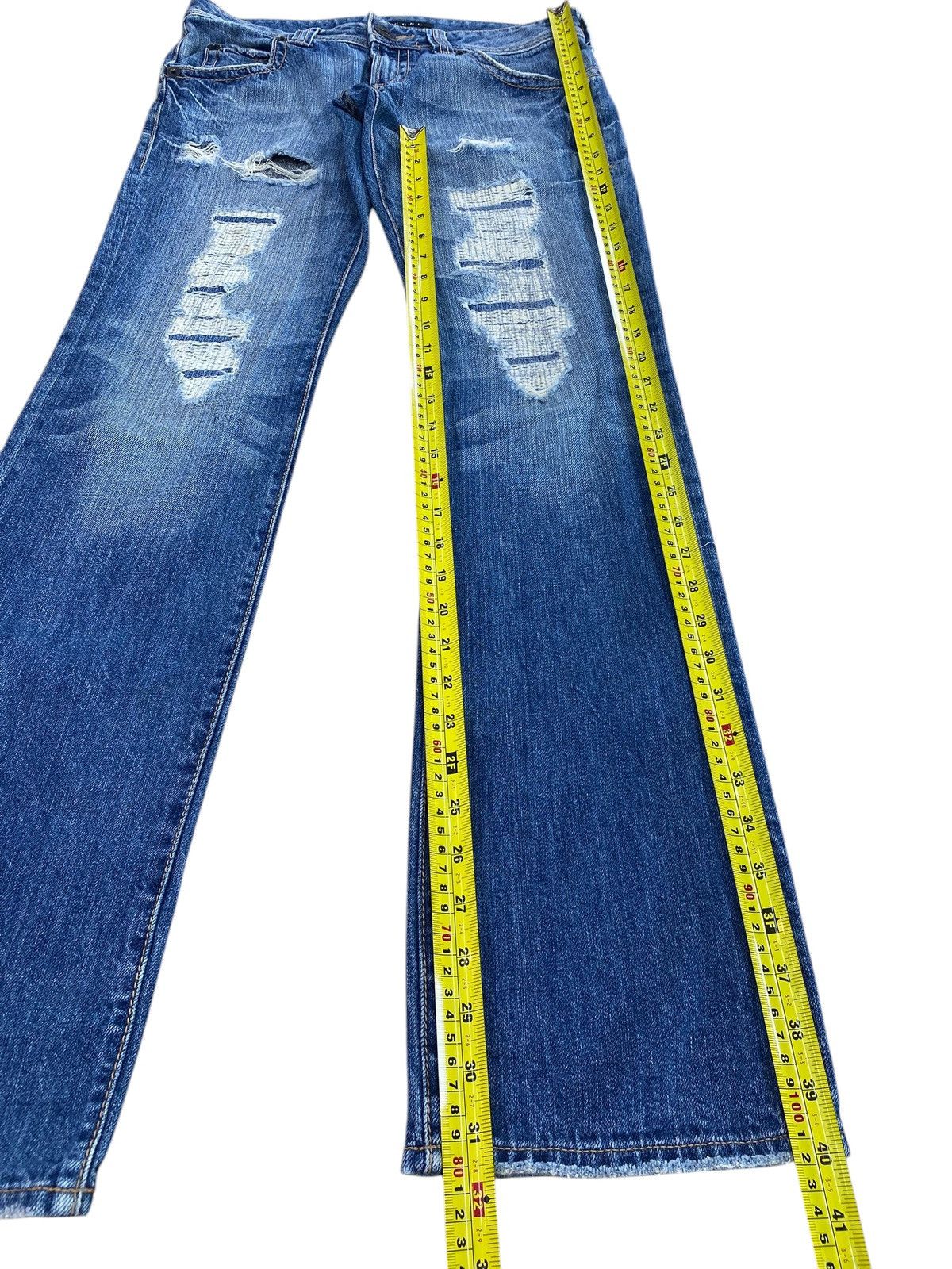 Japanese Brand Japanese Brand Ripped Patch Style Loose Jeans Size US 30 / EU 46 - 7 Thumbnail