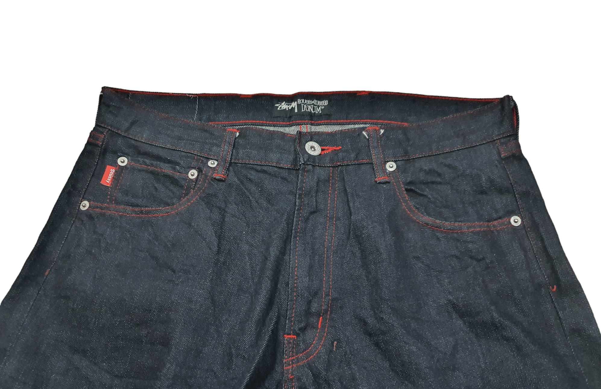 Rare!🔥 Vintage Stussy × Futura Laboratories Denim Jeans