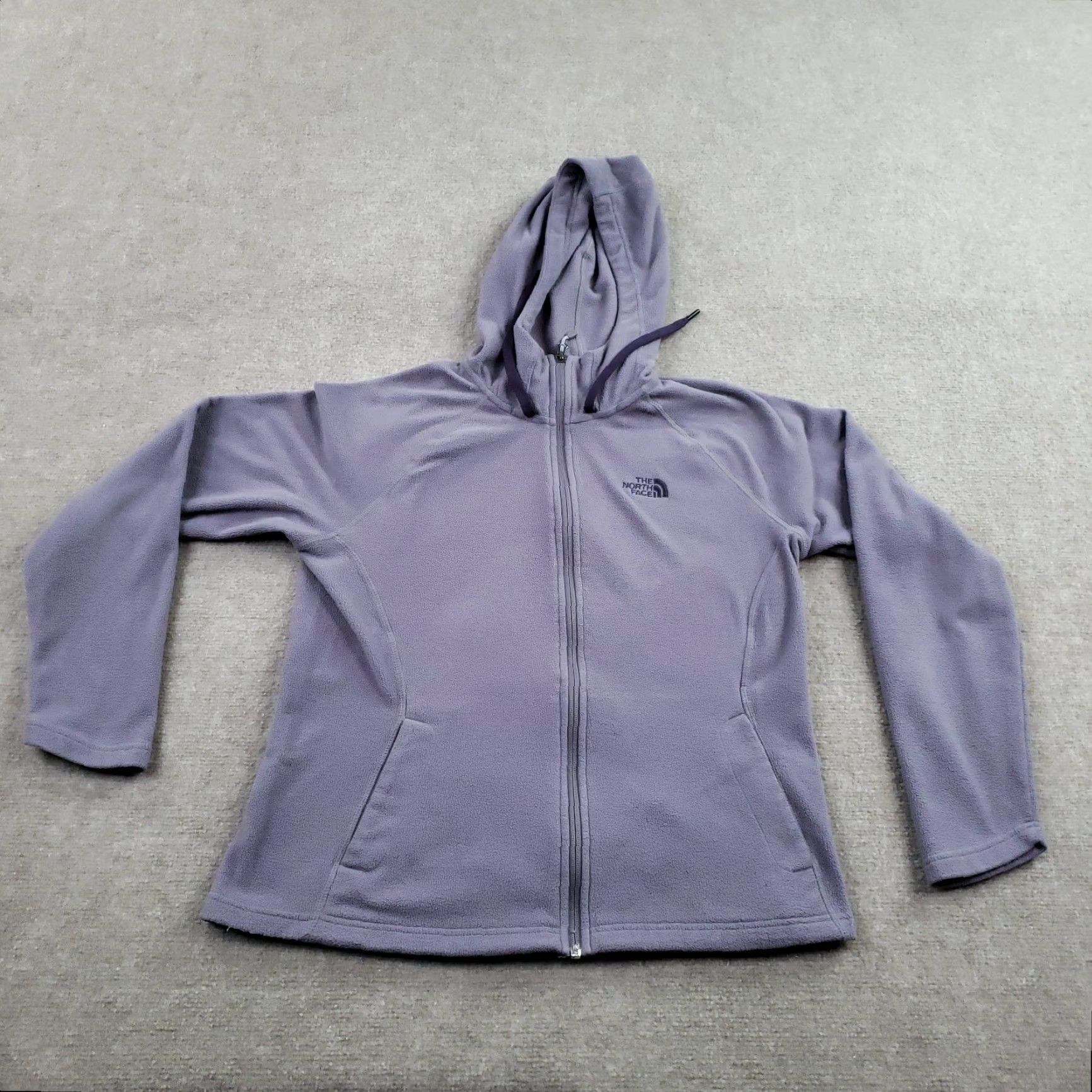 The North Face The North Face Jacket Womens Large Purple Fleece Full Zip Warm Soft Outdoor Size L / US 10 / IT 46 - 2 Thumbnail