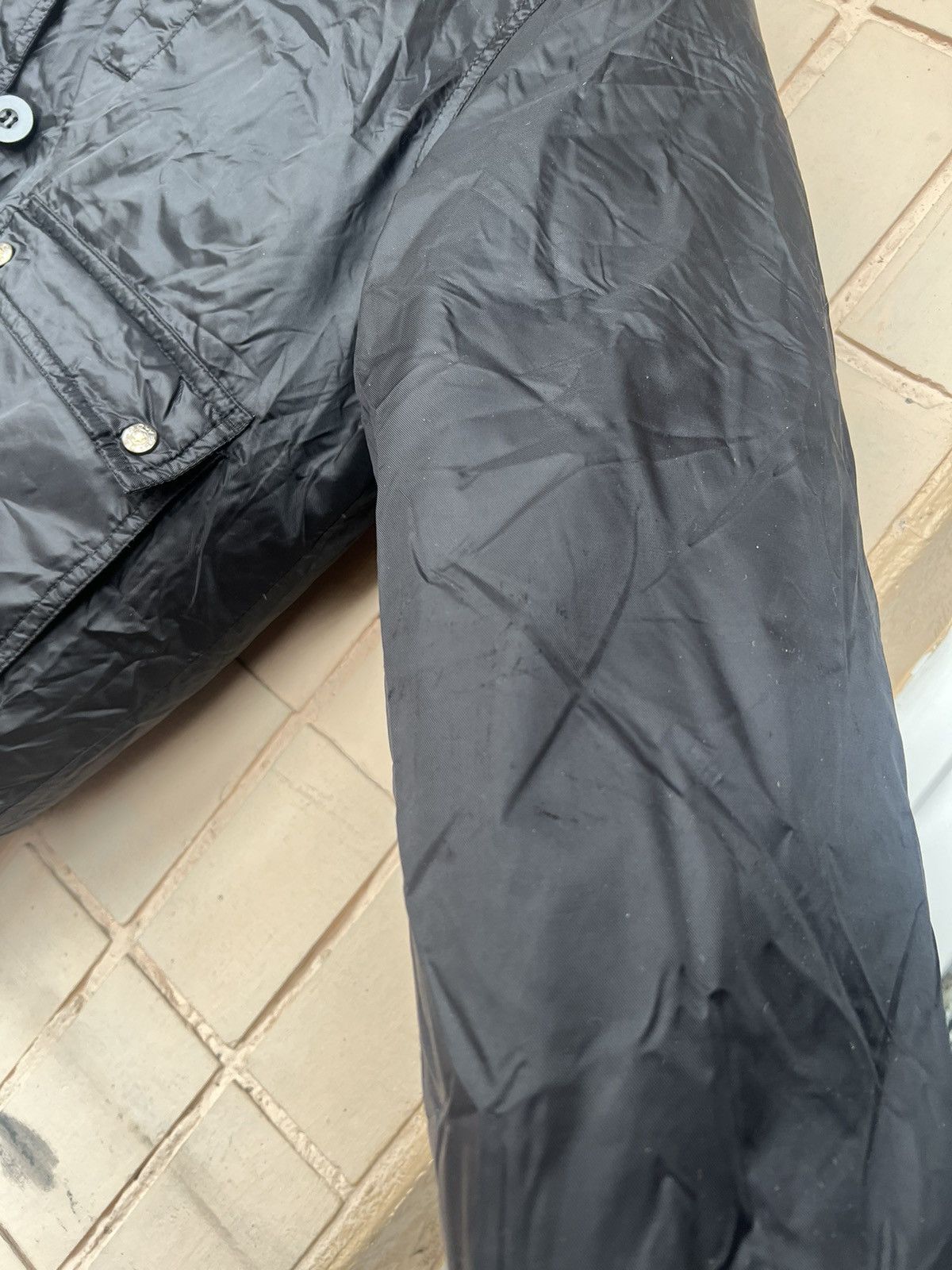 Other Vintage Y2K Yes Or No Black Down Bomber Jacket Avia MA-1 Size S / US 4 / IT 40 - 20 Thumbnail