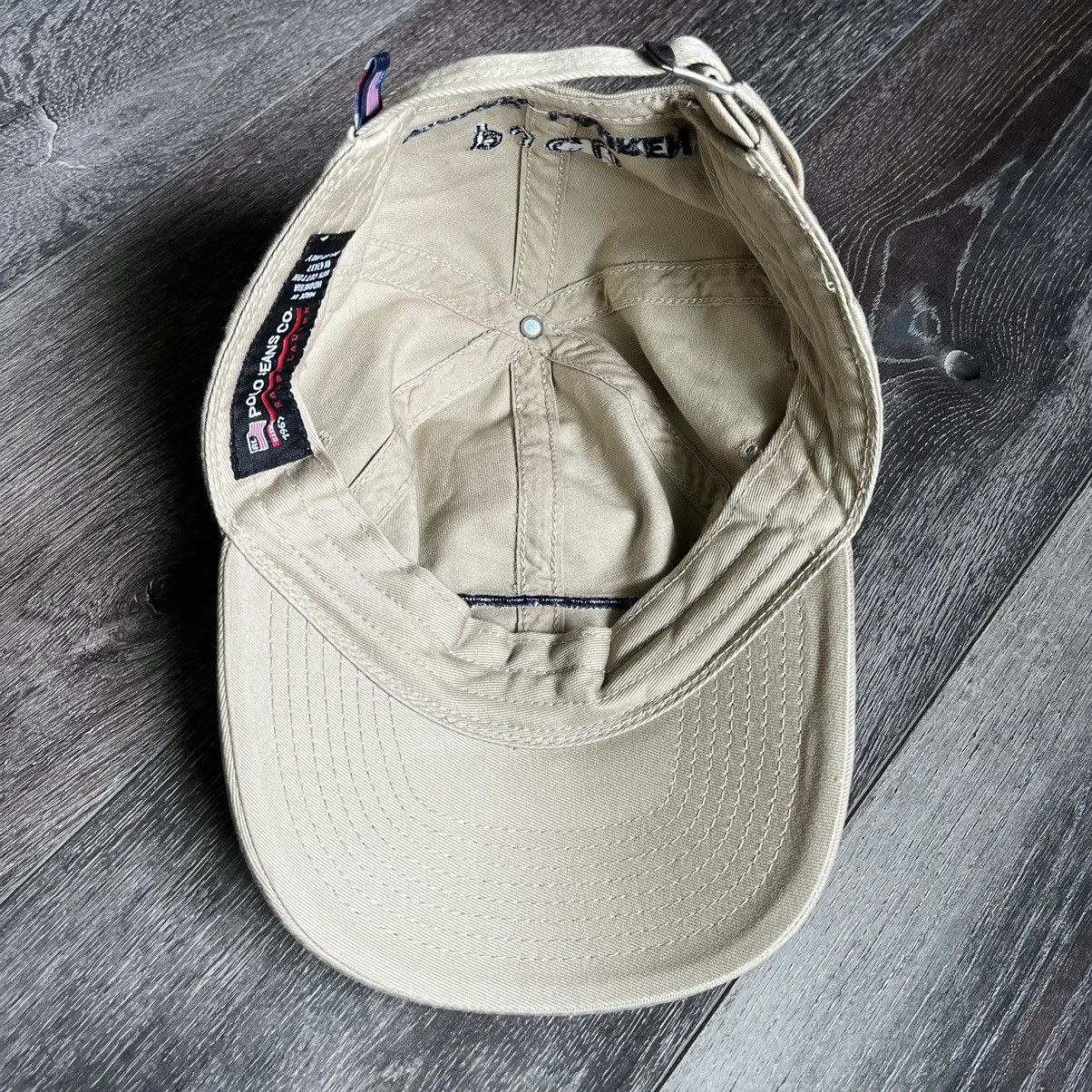 Polo Ralph Lauren Vintage 2000s Polo Ralph Lauren Jeans Company Flag Logo Hat Size ONE SIZE - 5 Thumbnail