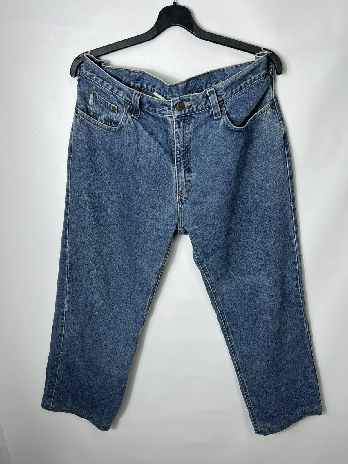 Carhartt Vintage streetwear y2k Carhartt Denim Jeans Pants Size 38/32 Size US 38 / EU 54 - 4 Thumbnail