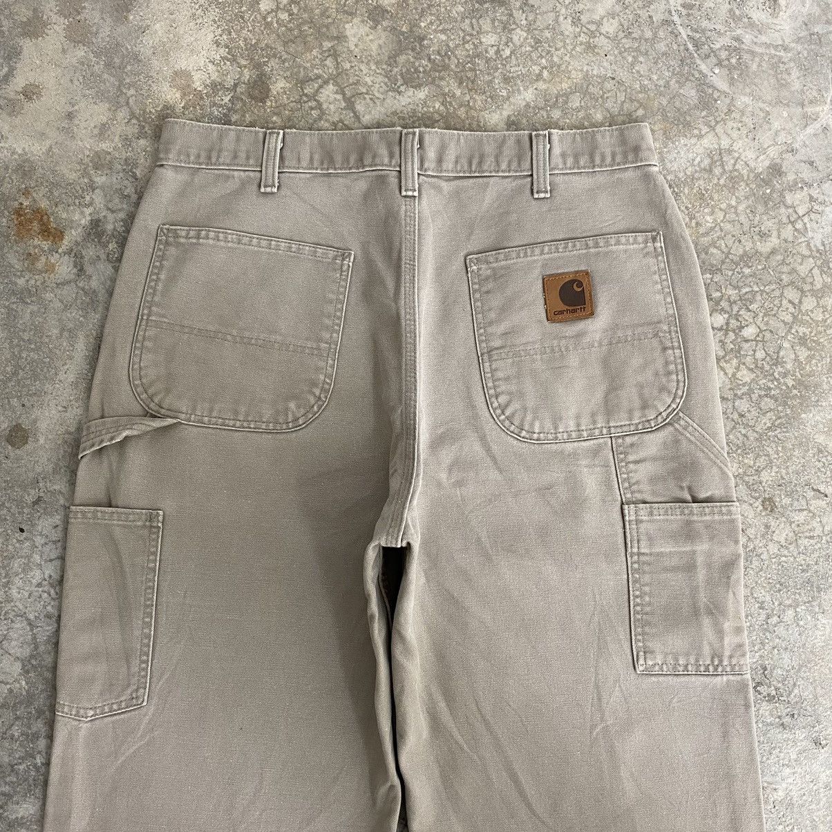 Carhartt Vintage Carhartt Desert Grey Carpenter Work Pants Size US 34 / EU 50 - 16 Thumbnail