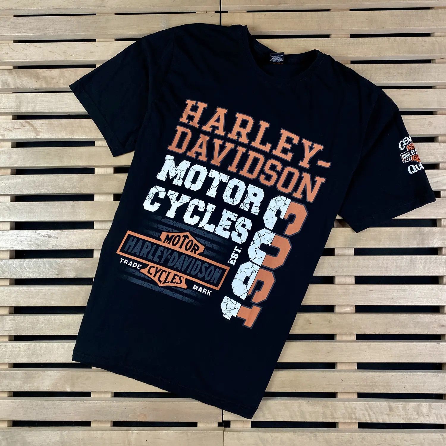 Harley Davidson Mens T Shirt Harley Davidson Vintage Size XL Size US XL / EU 56 / 4 - 1 Thumbnail