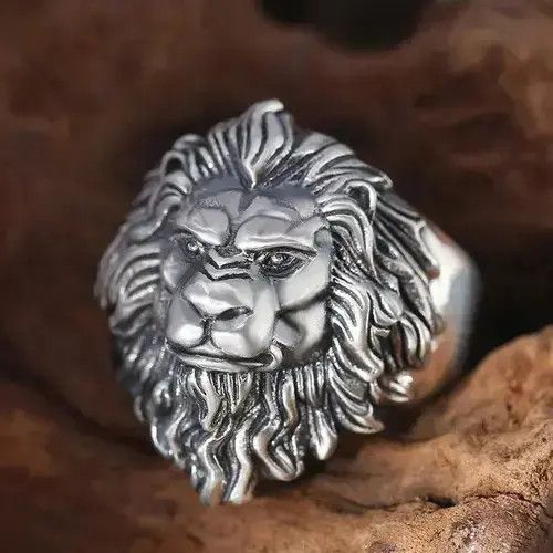 Other Retro Lion Ring Size ONE SIZE - 4 Thumbnail