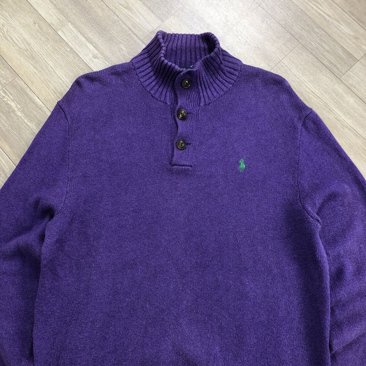 Polo Ralph Lauren Vintage Polo Ralph Lauren Knitted Sweatshirt Luxury Designer Size US M / EU 48-50 / 2 - 3 Thumbnail