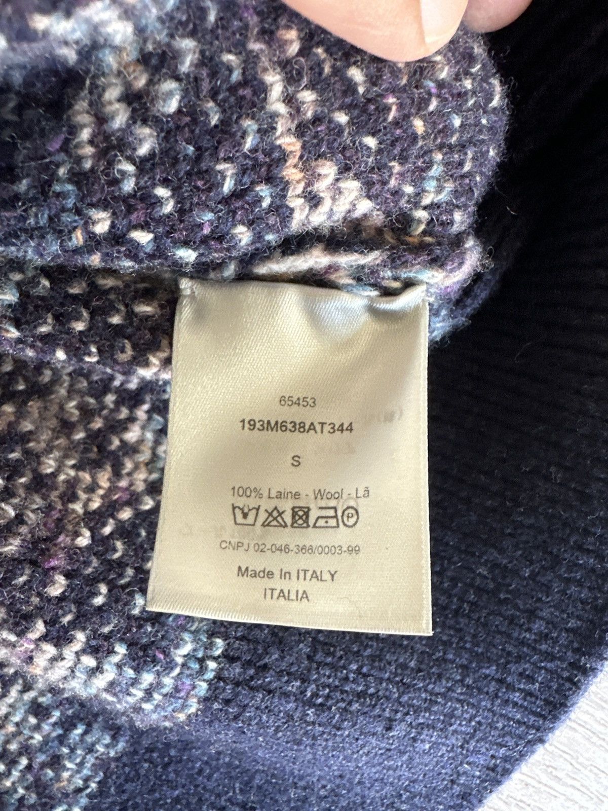 Christian Dior Monsieur × Dior Christian Dior Wool Knit Monogram Pullover Crew Neck Size US S / EU 44-46 / 1 - 3 Thumbnail