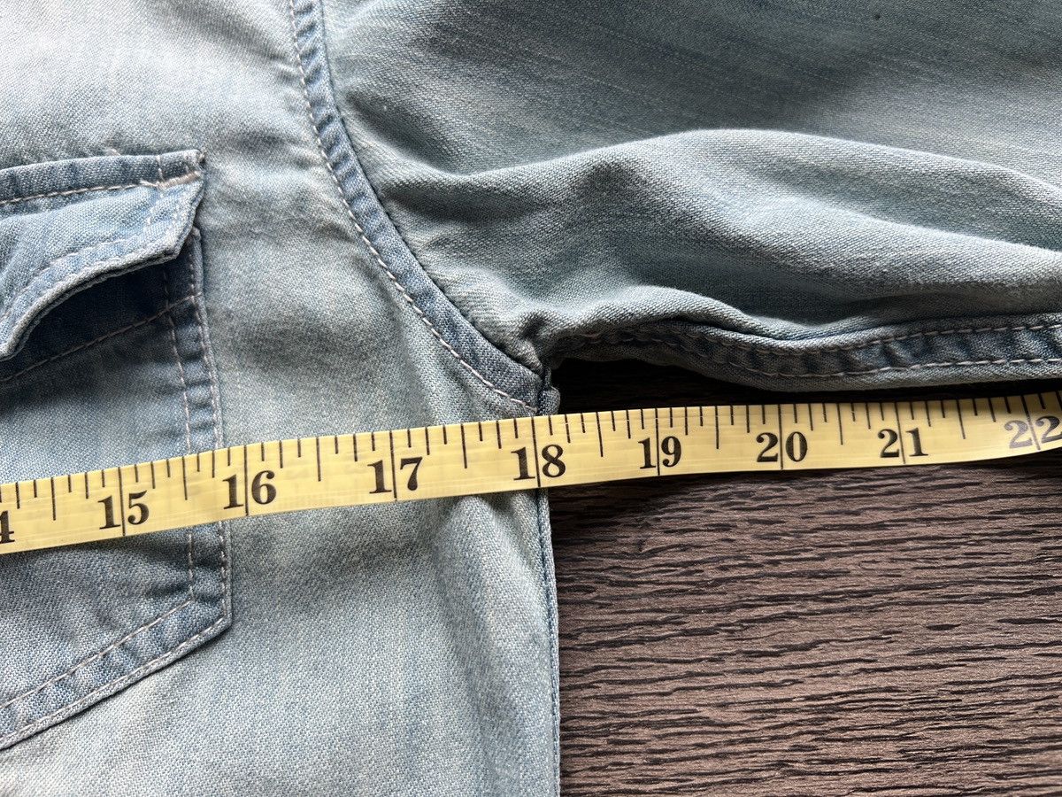 Japanese Brand × Tornado Mart Zero by Tornado Mart Denim Chambray Shirt Size US S / EU 44-46 / 1 - 10 Thumbnail