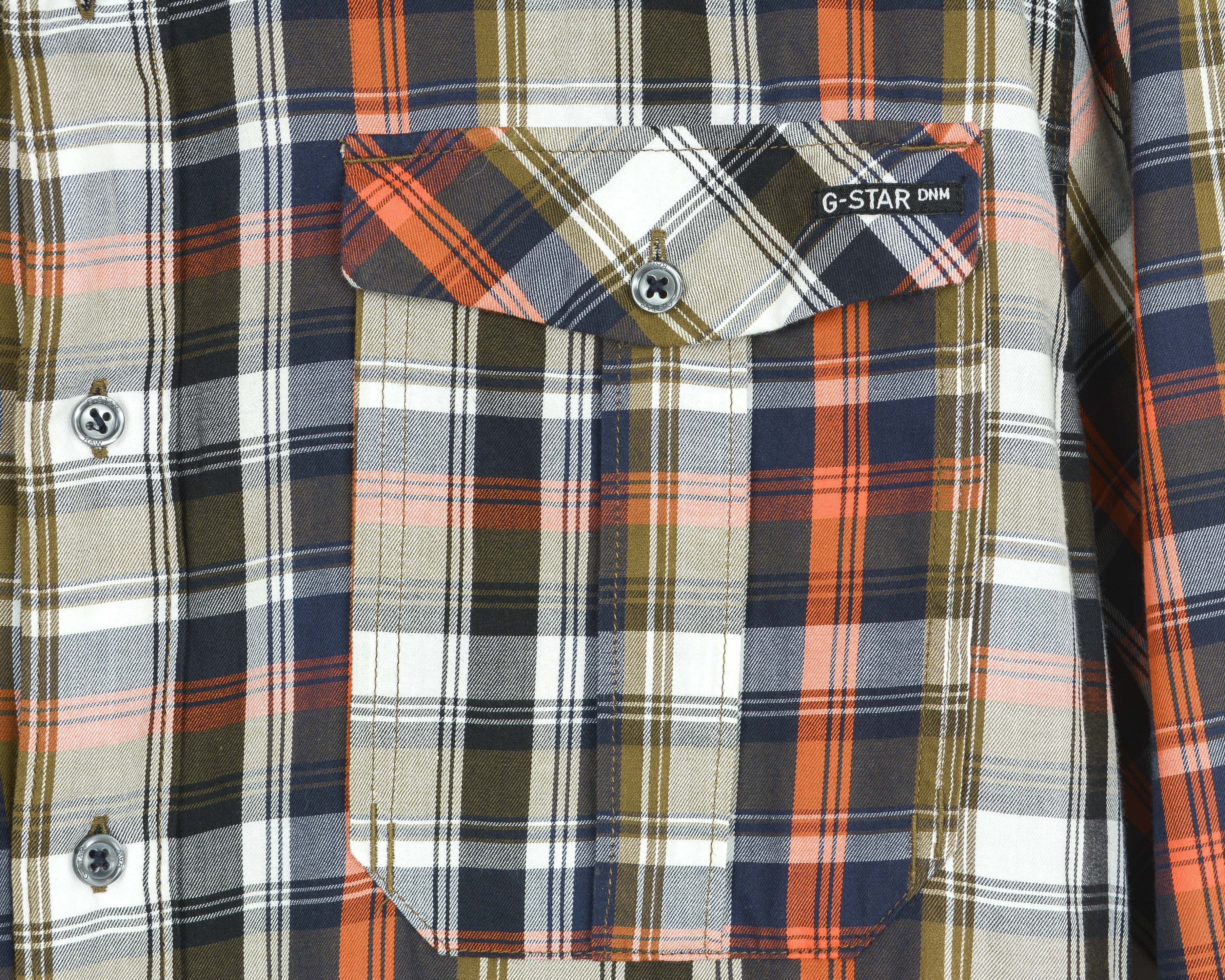 G-Star 'Ranger Check Shirt' Casual Cotton Long Sleeved Top Plaid Size US XXL / EU 58 / 5 - 6 Thumbnail