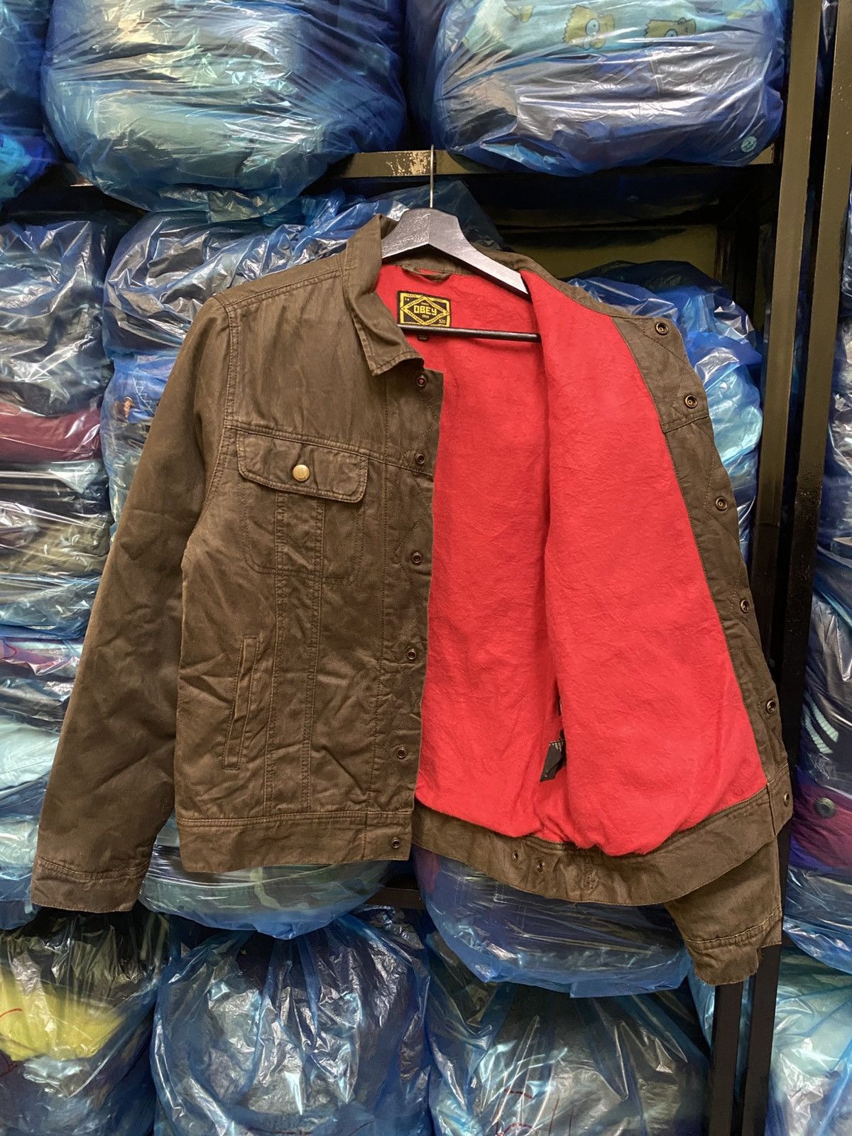 Obey VINTAGE Y2K OBEY TRUCKER JACKET Size US M / EU 48-50 / 2 - 8 Thumbnail