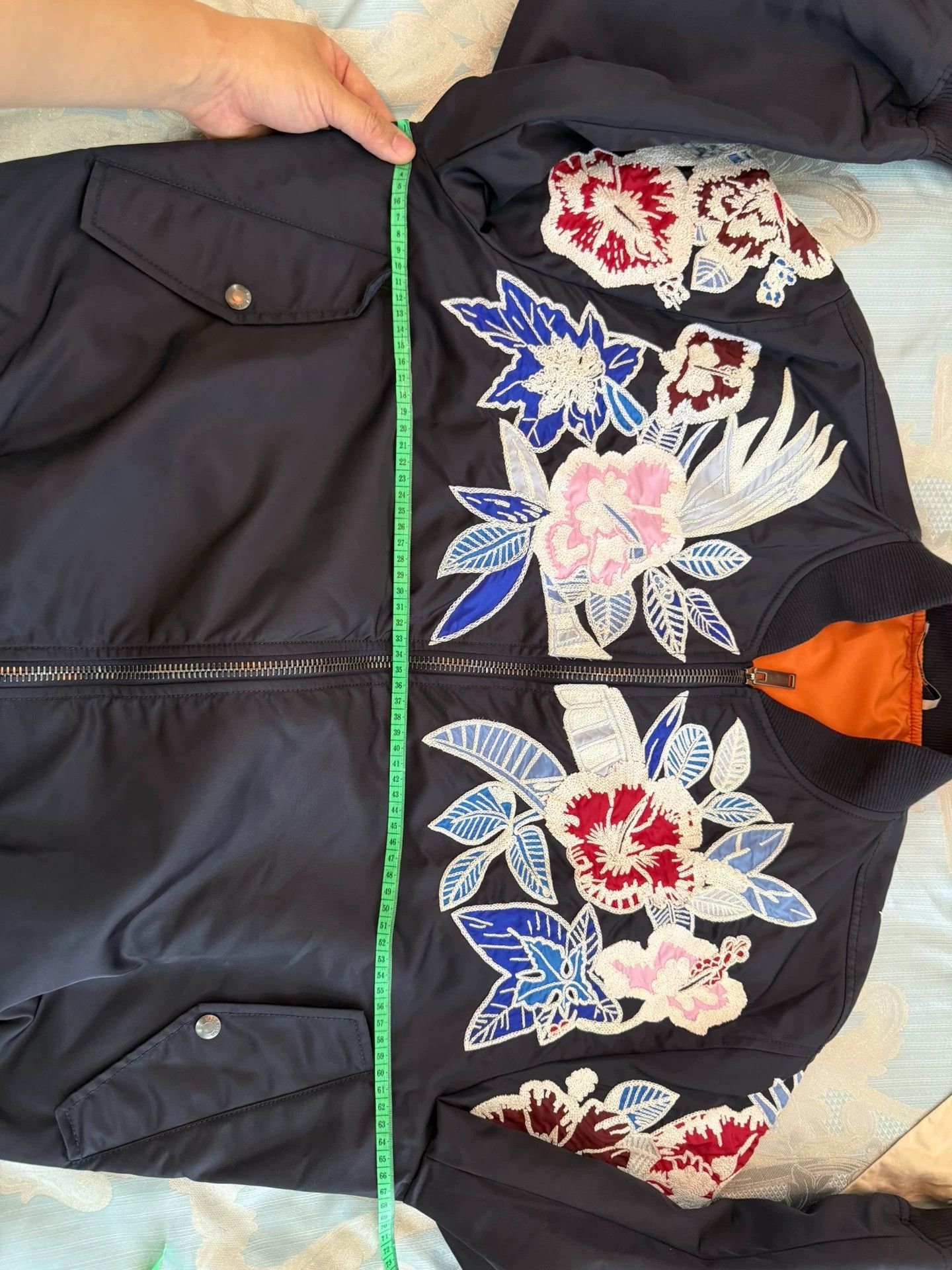 Valentino Valentino Floral Embroidered Jacket 42 (Fits 50) New W/Tags Size US M / EU 48-50 / 2 - 7 Thumbnail