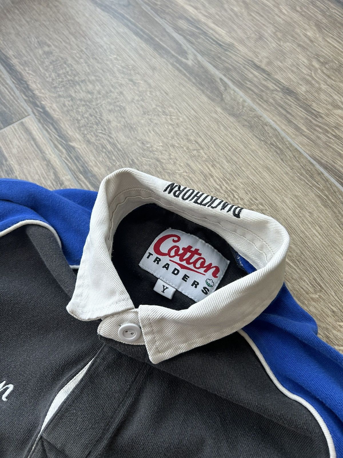 Cotton Traders × Rugby Ralph Lauren × Vintage Vintage Cotton traders BlackThorn rugby jersey mens Size US M / EU 48-50 / 2 - 3 Thumbnail