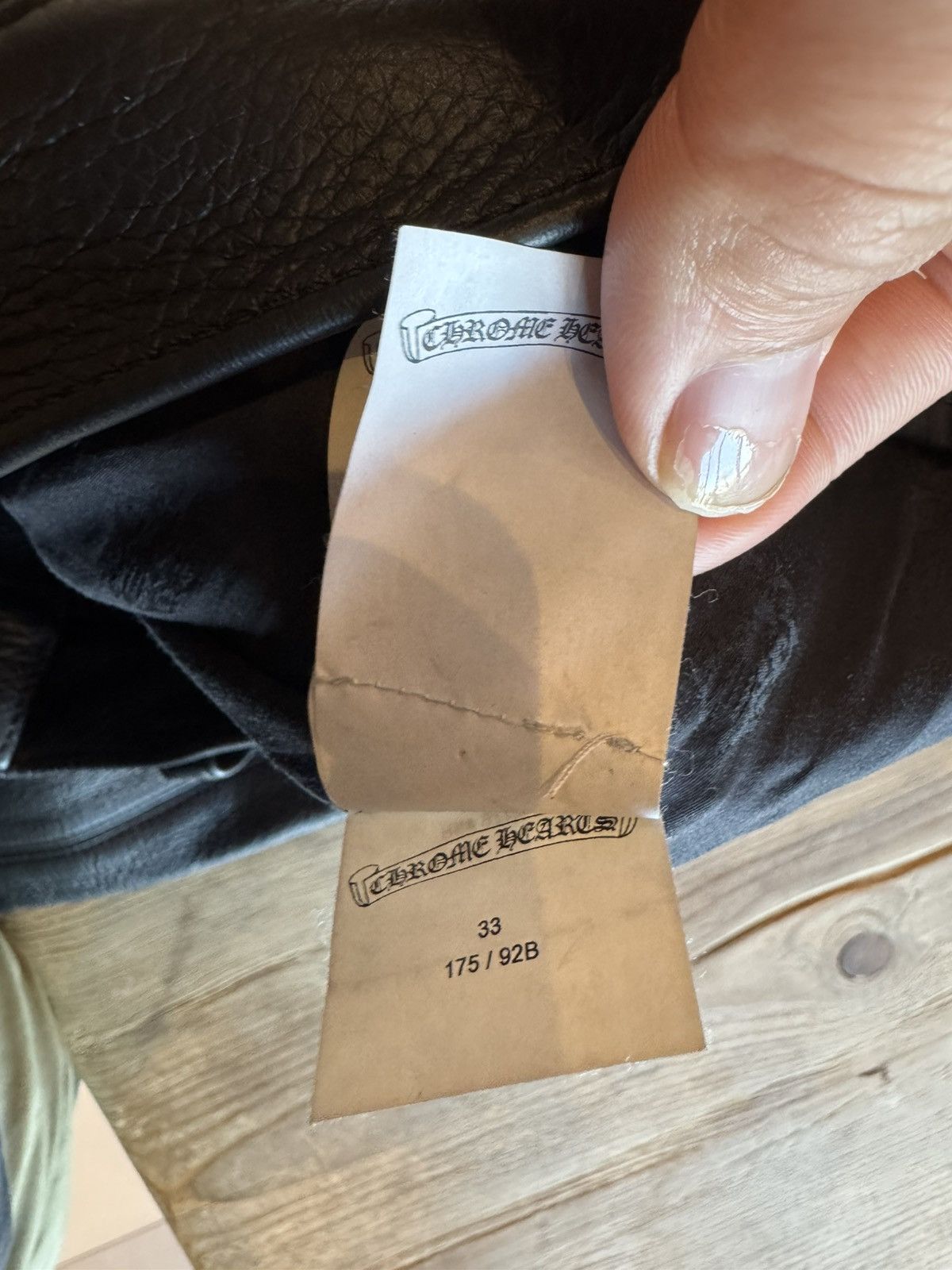 Chrome Hearts Chrome Hearts leather pants Size US 33 - 8 Thumbnail