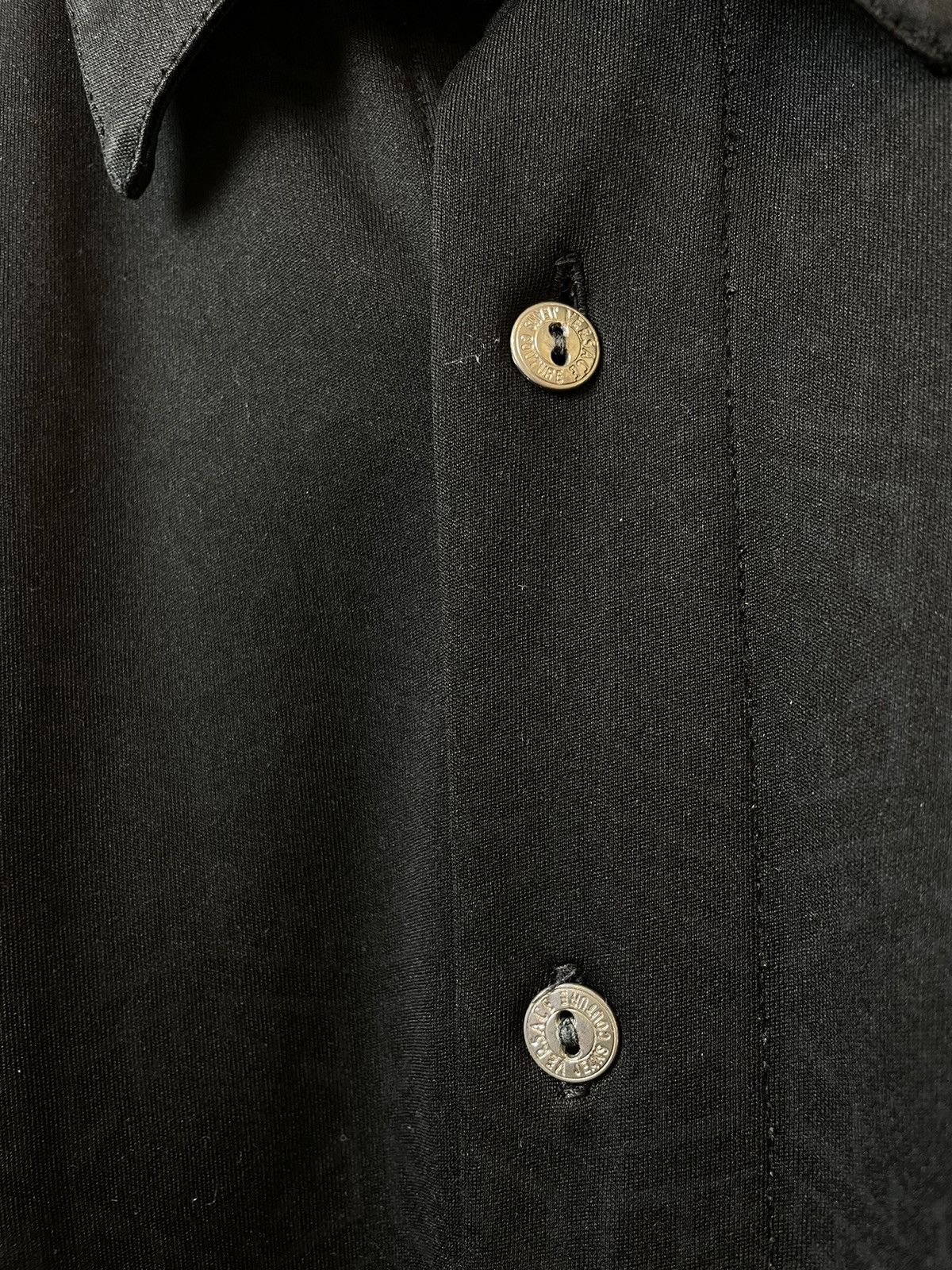 Versace × Vintage vintage 90s gianni versace black monogram button up shirt L Size US XL / EU 56 / 4 - 8 Thumbnail